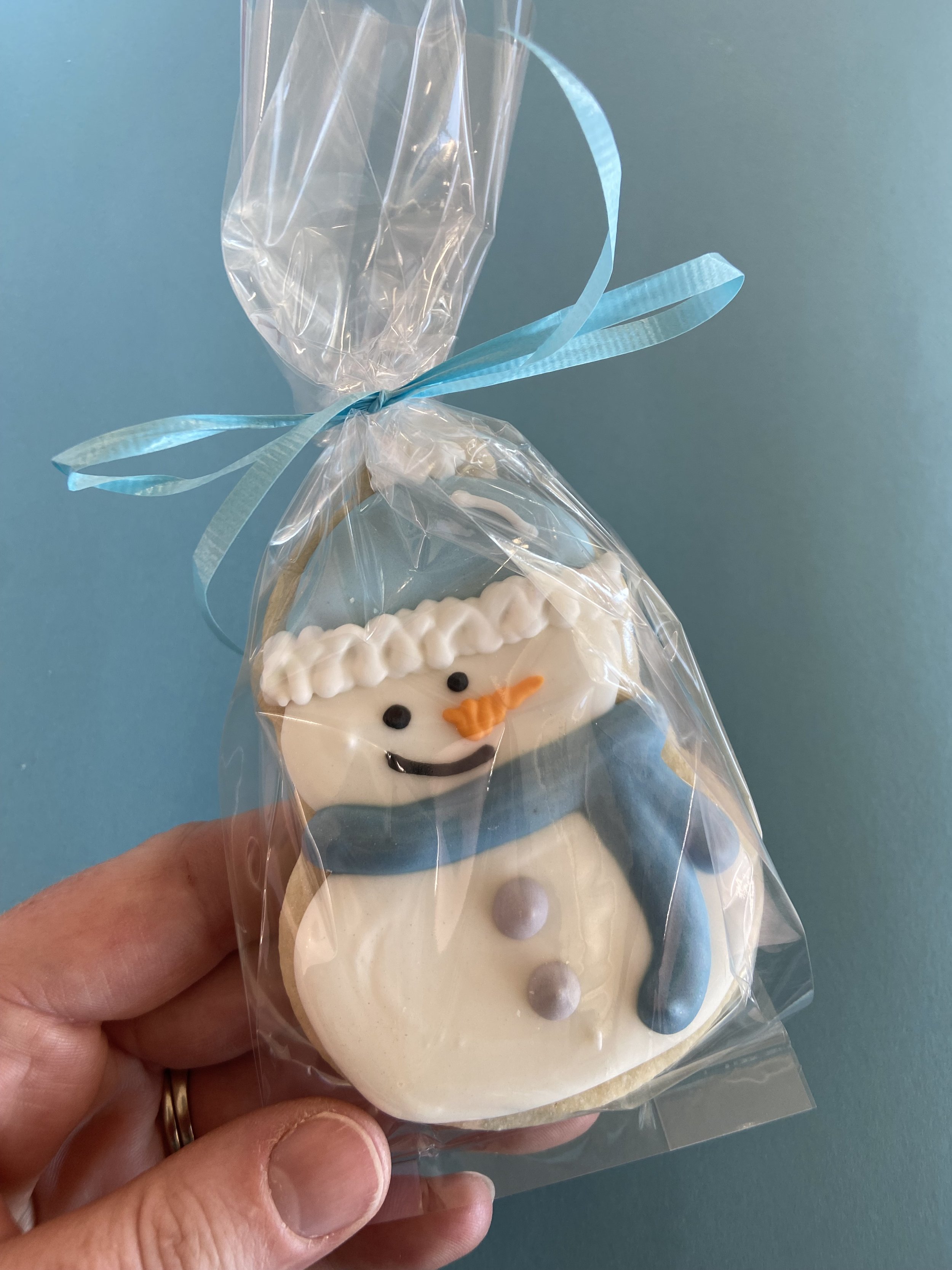 Snowman Cookie - Individually Packaged