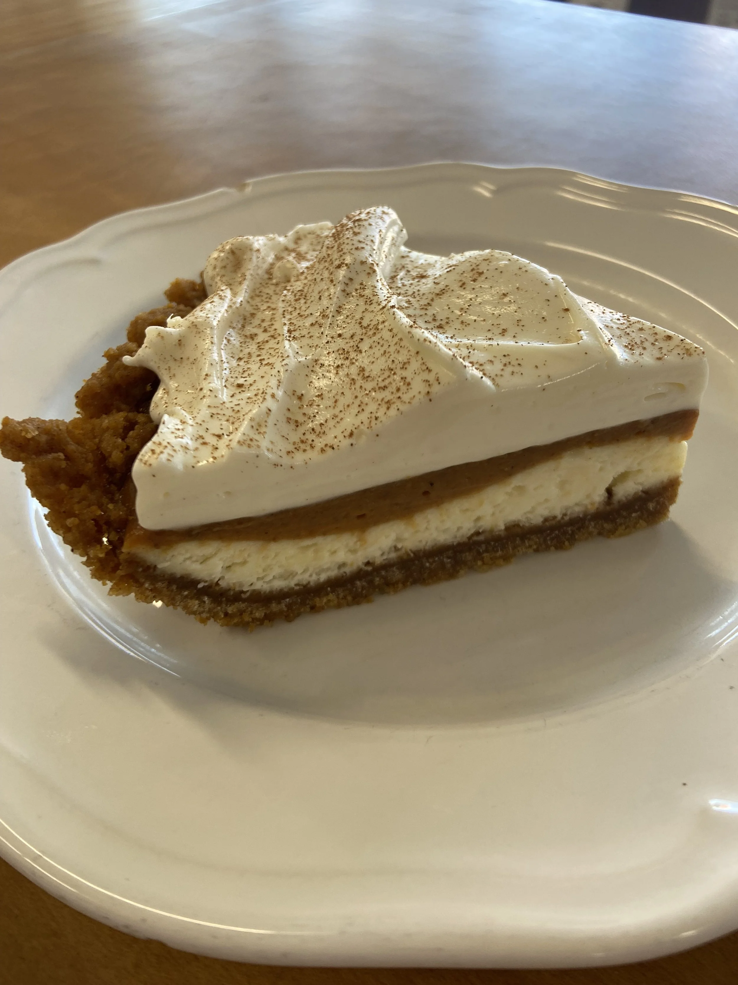 Pumpkin Cheesecake Pie