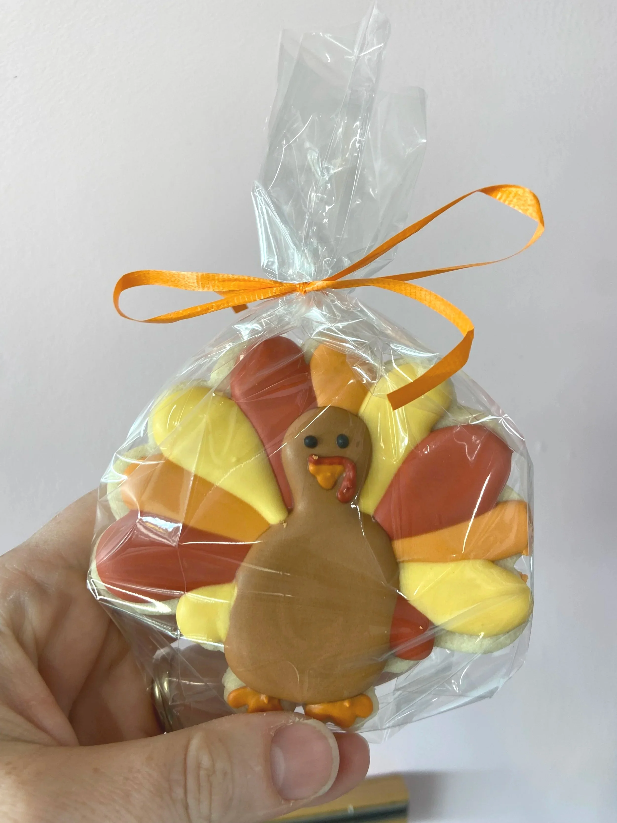 Large Turkey Cookie - Individually Packaged