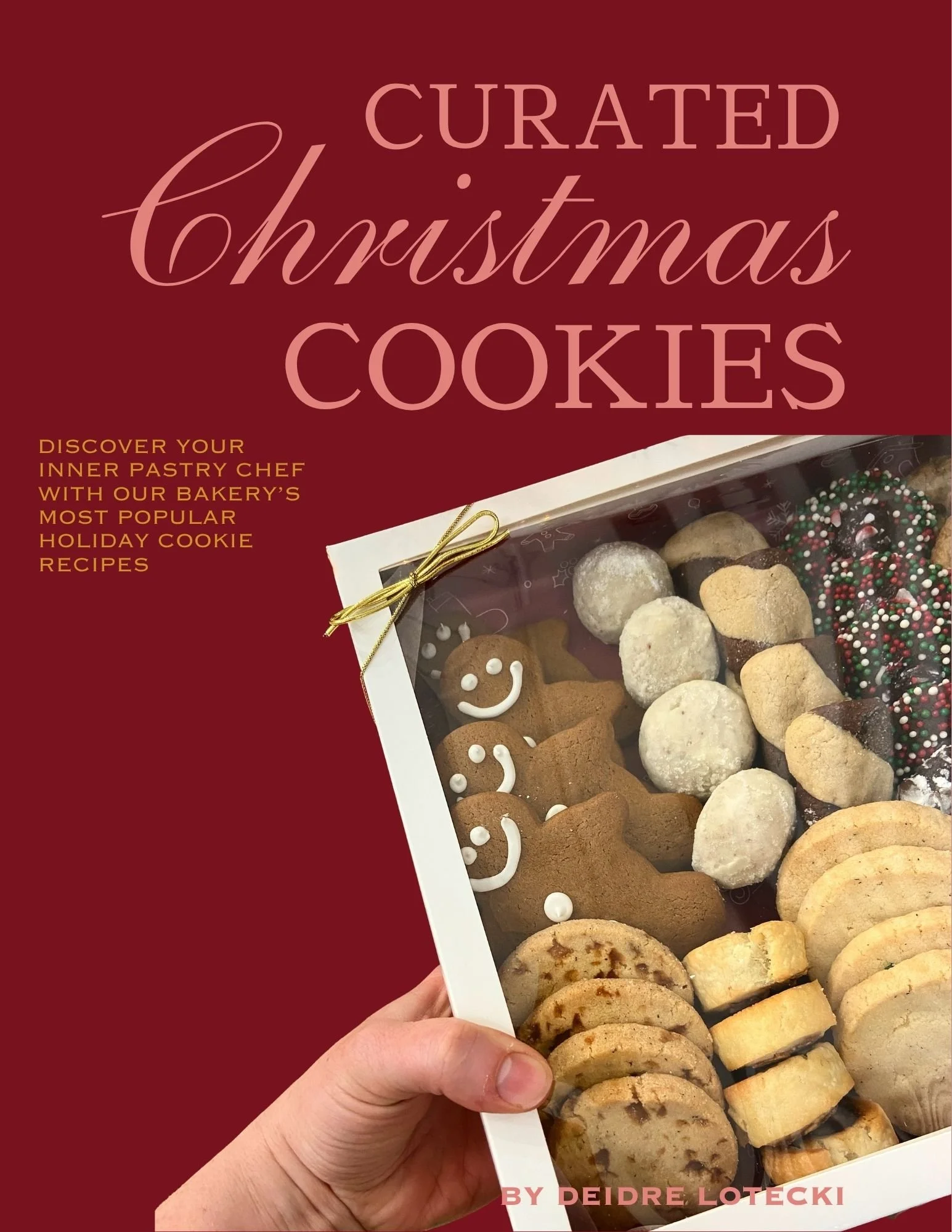 Curated Christmas Cookies Cookbook - Physical Copy