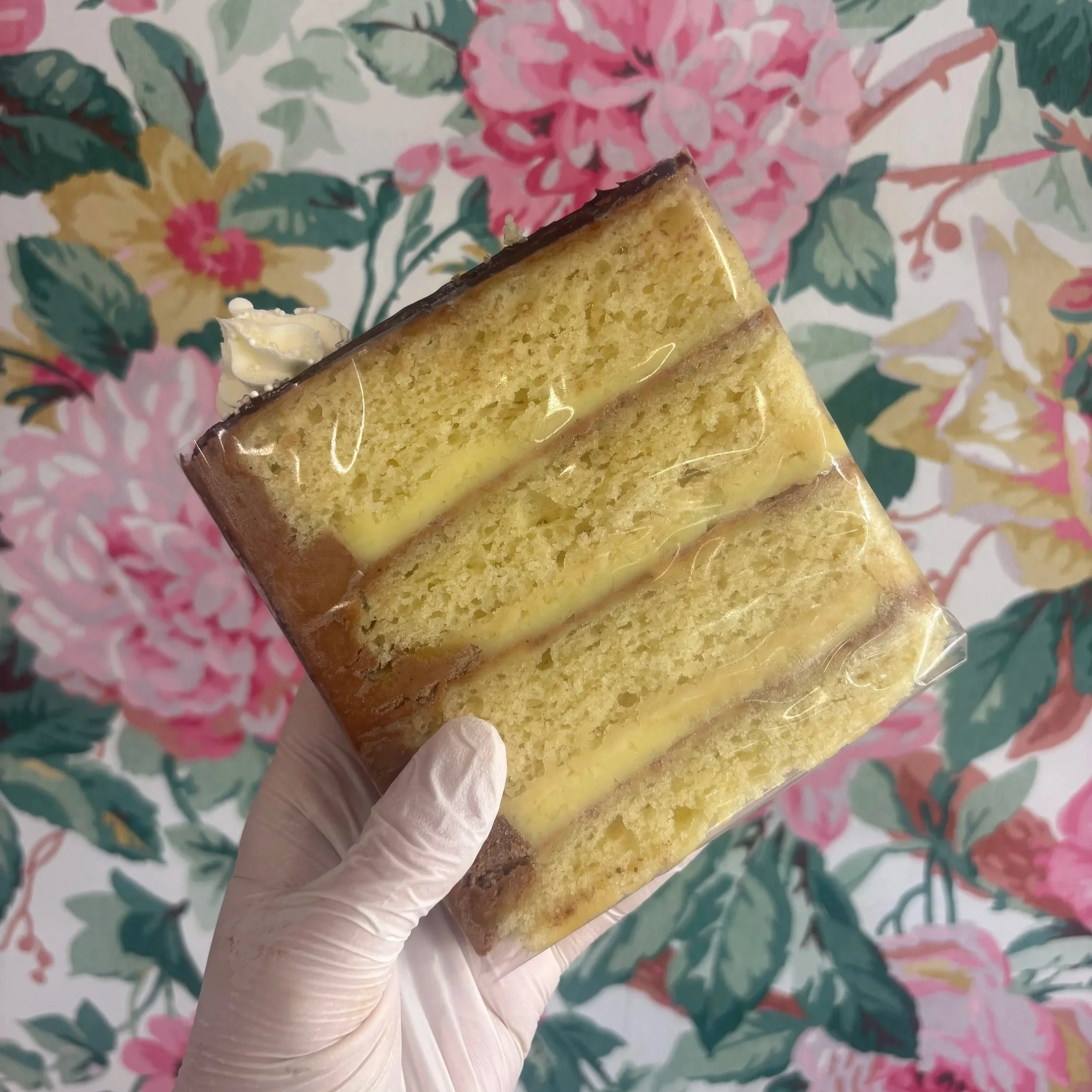 Cake by the Slice Feature #1: "Boston Cream Cake!"