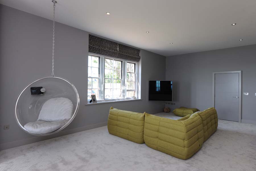 Interior view of the Bartlet conversion. 