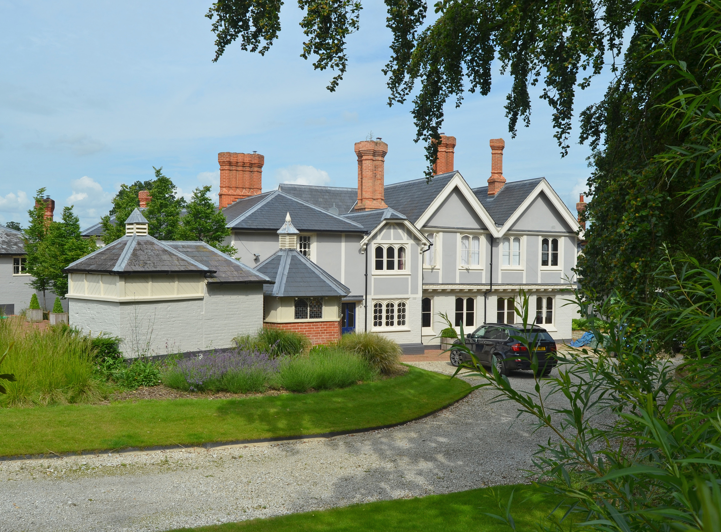  Extensive landscaping works were undertaken to enhance the setting of the listed building. 