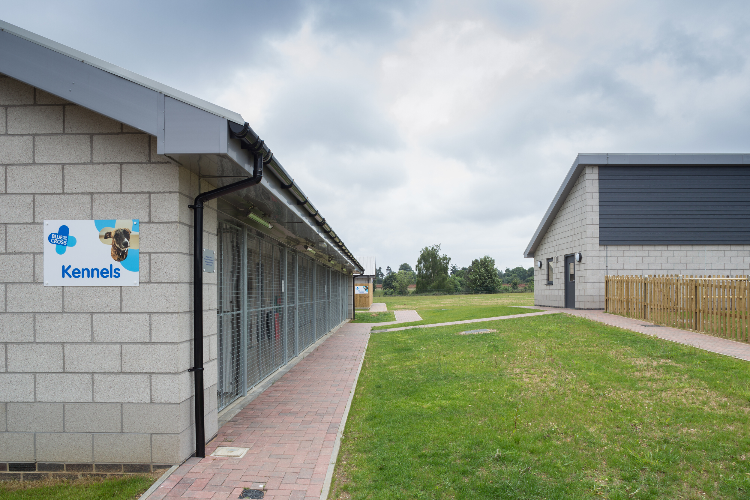  The buildings were designed to be functional and practical and includes kennels, cattery, dog &amp; cat admission and isolation units, main reception building and manager's office. 