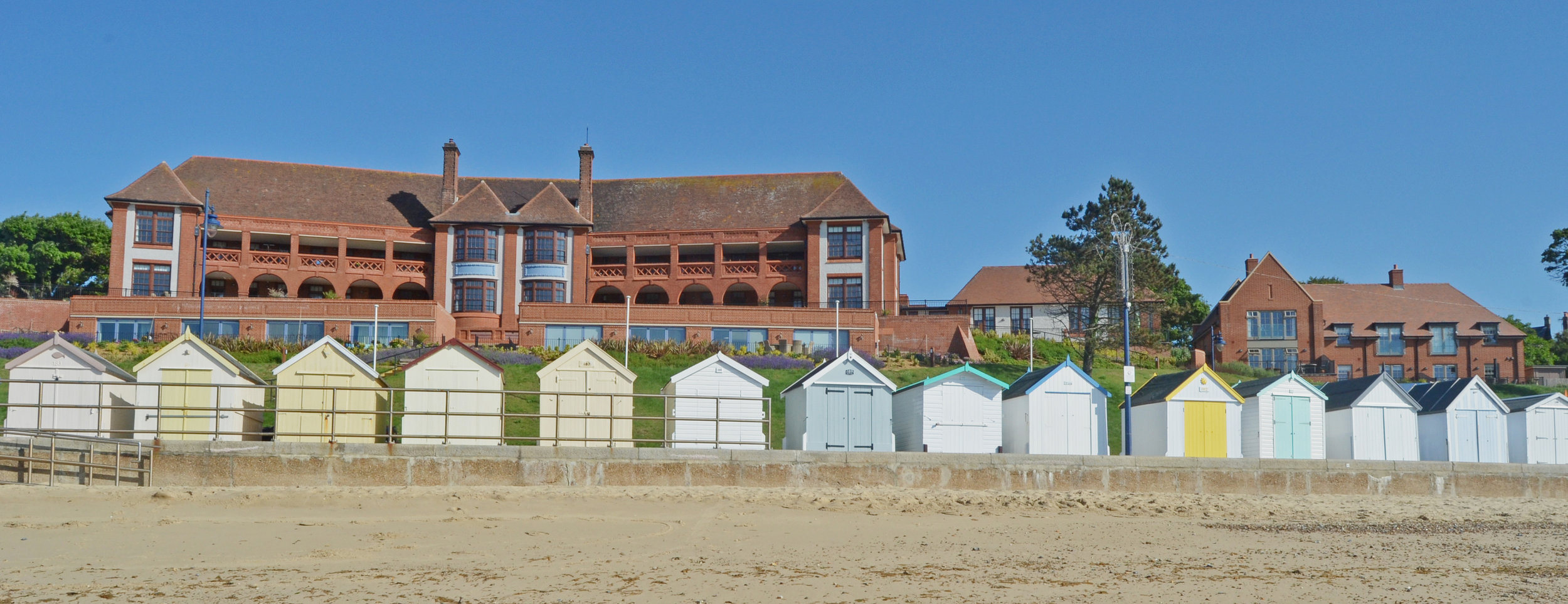 The project included the conversion of The Bartlet Hospital (left) into twenty residential units, the Annexe (centre) into a further single unit, as well as three new build properties, shown here on the right, and the conversion/rebuilding of Cautley House into 12 residential units.