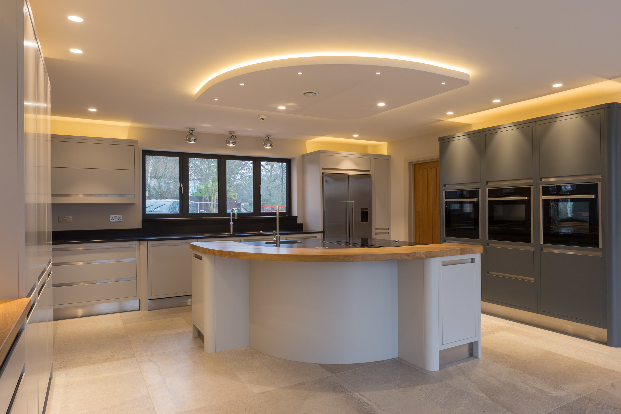  An interior shot of the beautifully crafted and spacious kitchen.&nbsp; 