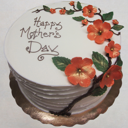 Branch, Molded Clay Flowers