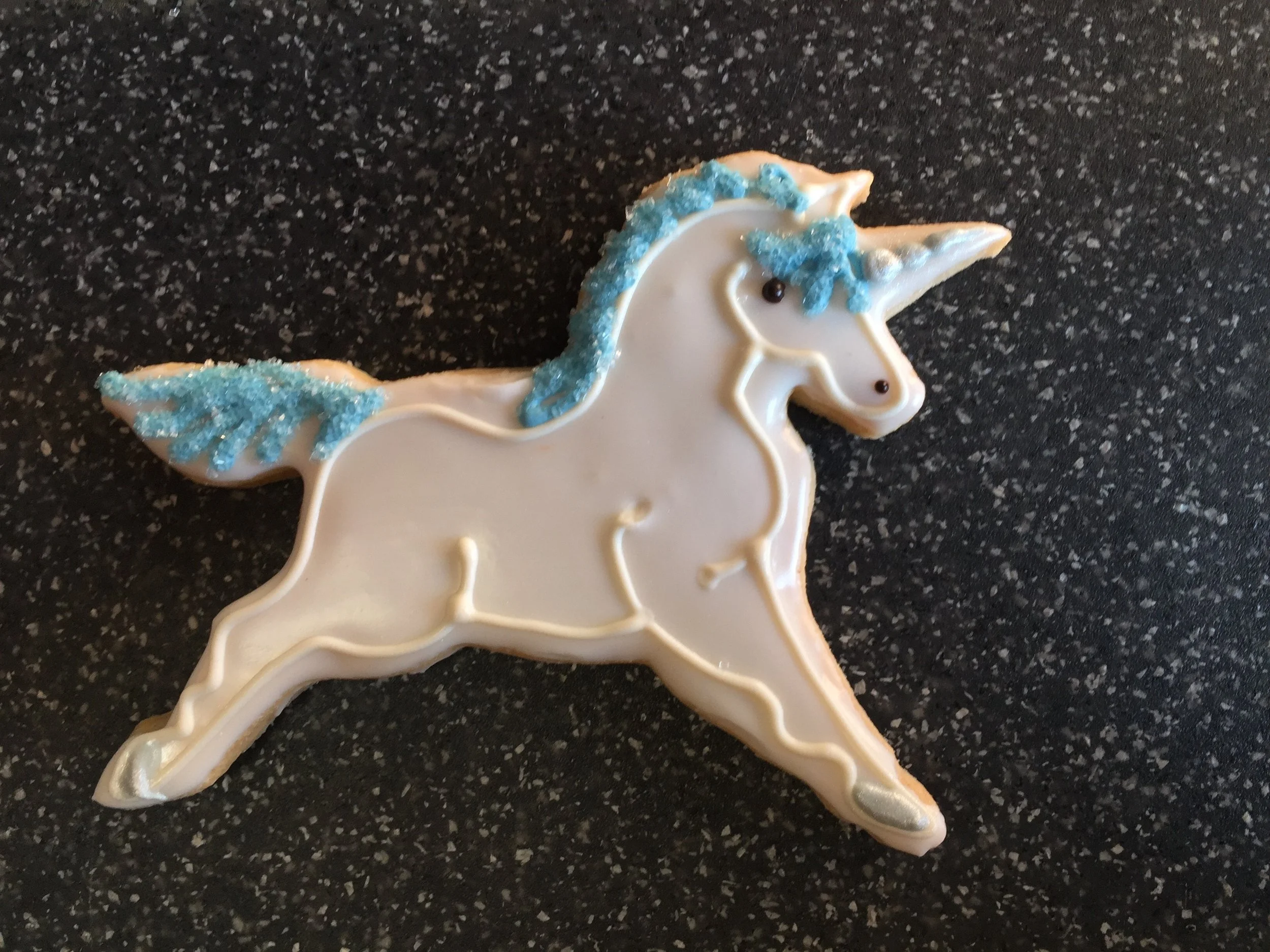 Unicorn in blue