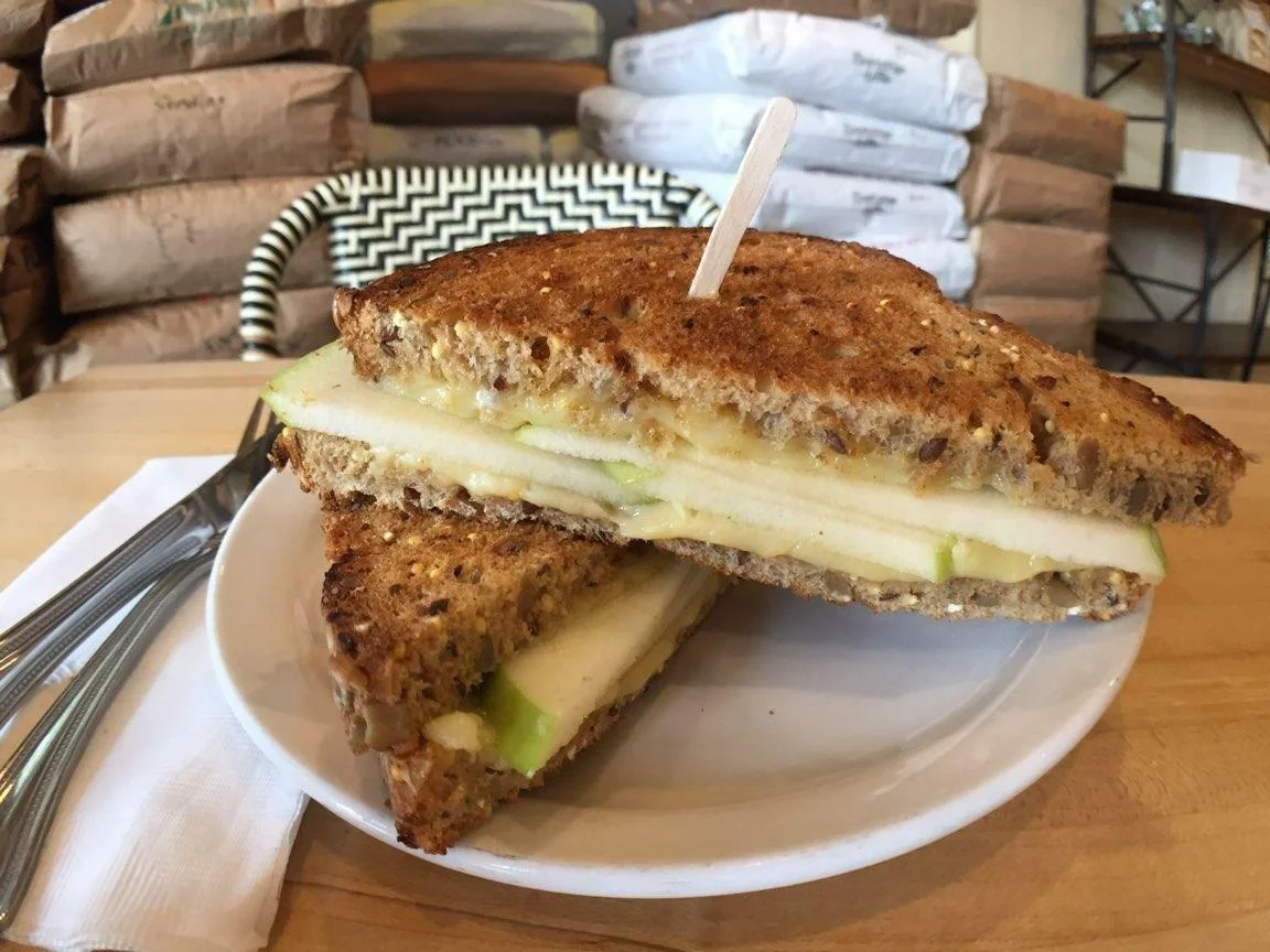 Irish Cheddar and Apple on Sunflower Millet