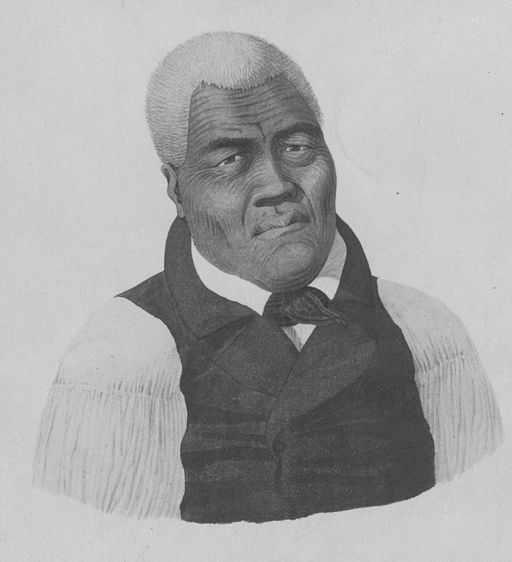 Portrait of king Kamehameha I (Hawaii State Archives)
