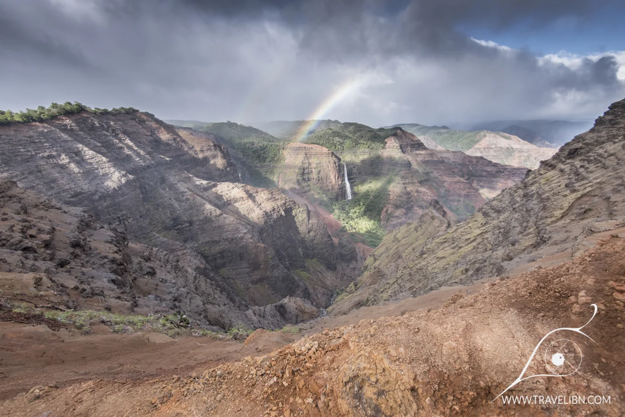 Waimea Canyon from one of the many lookouts along the road.