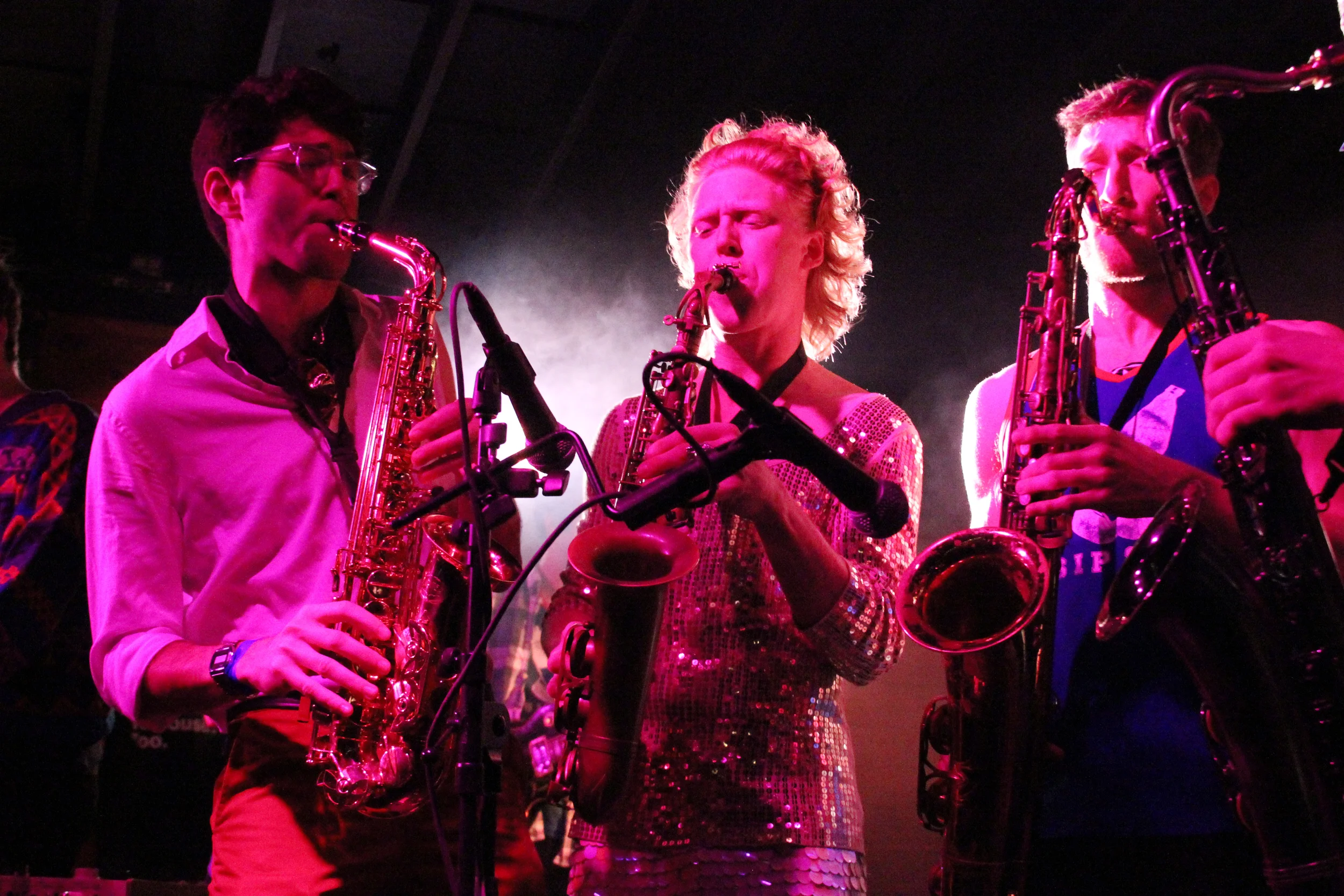 SIP SIP performs at The Historic Scoot Inn during MapJam. Photo by Tess Cagle