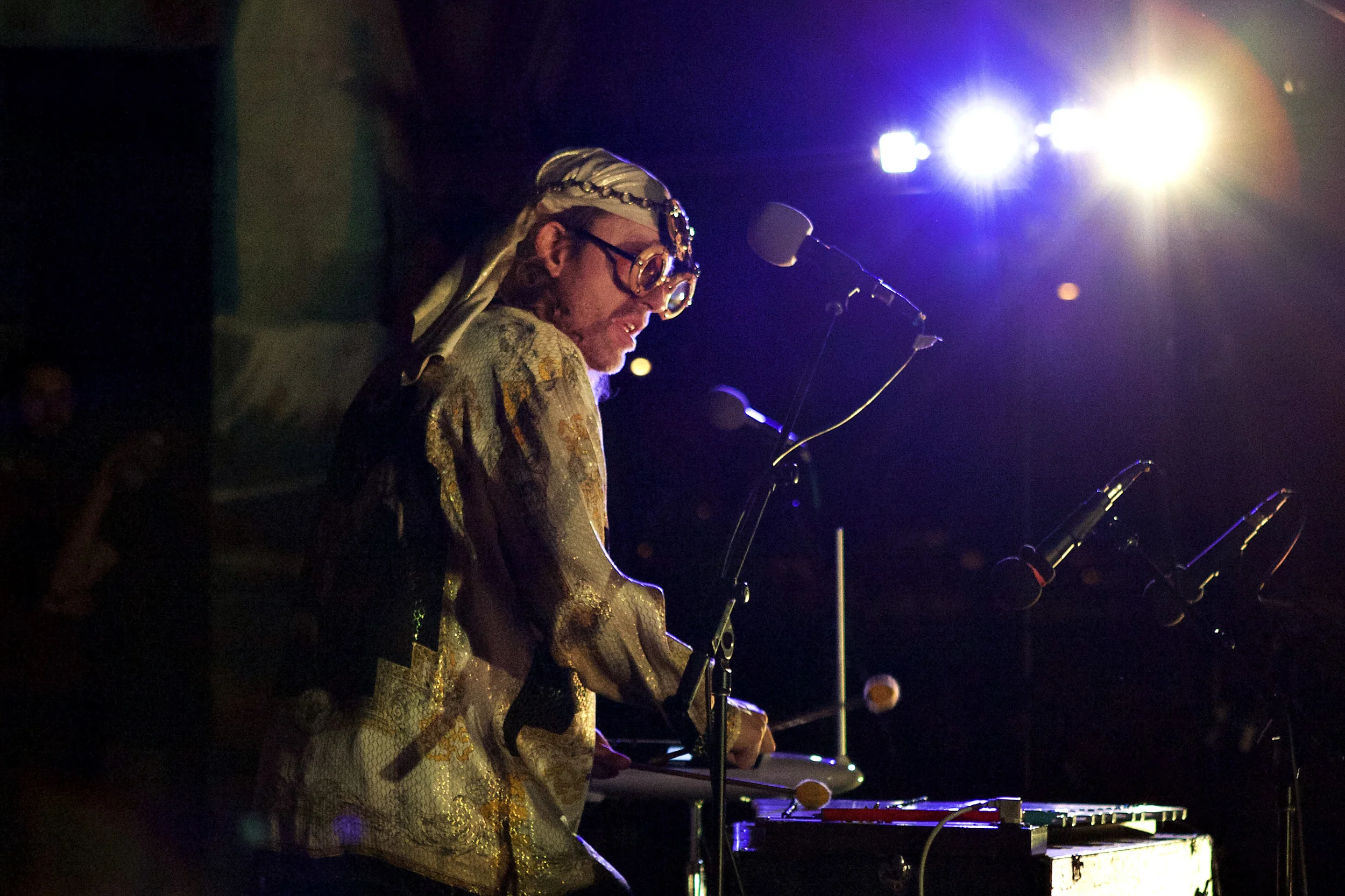 The Golden Dawn Arkestra performs at Pan Am Park during MapJam. Photo by Sarah Jasmine Montgomery 