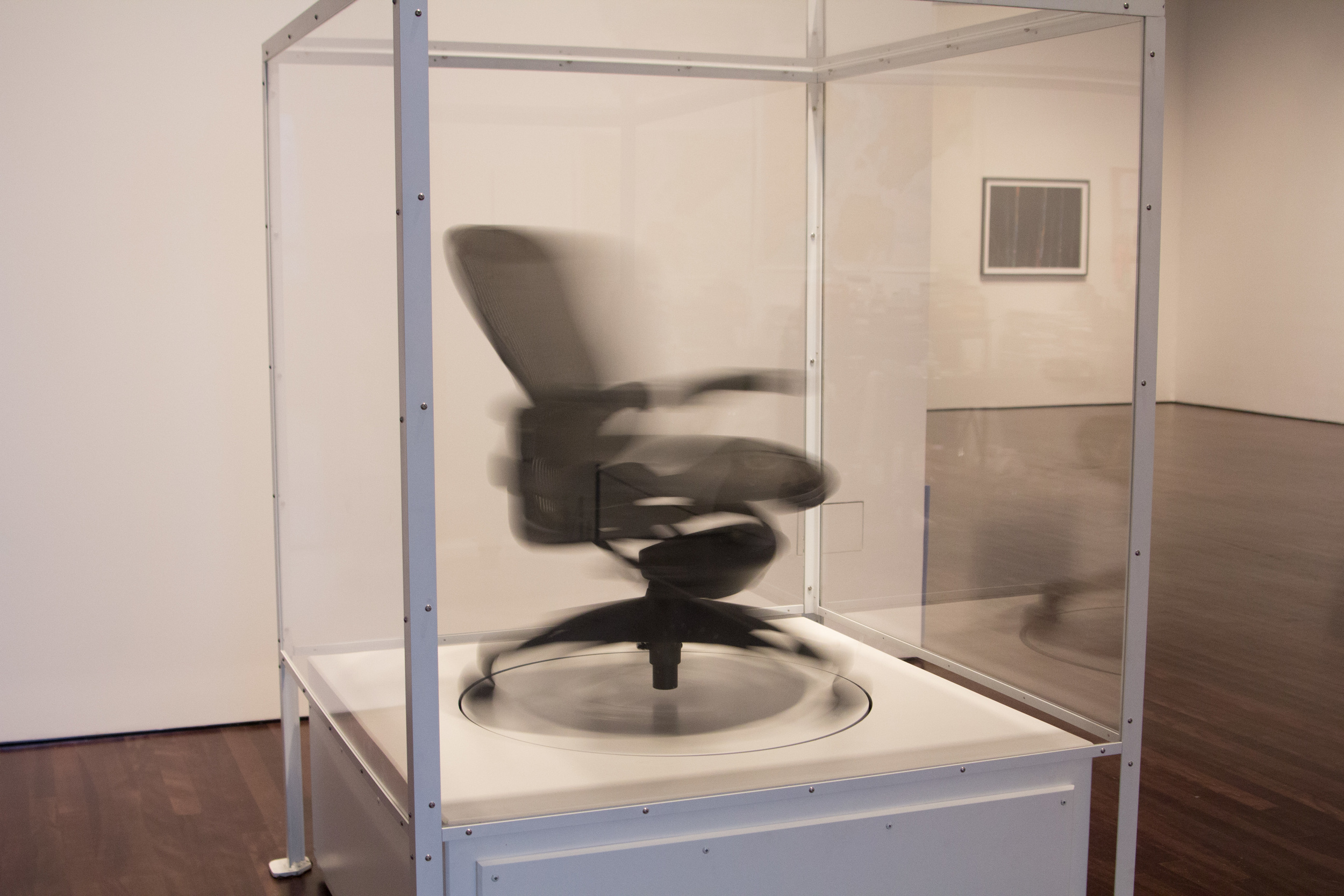 "The Siege Perilous," a spinning chair installation by Glenn Kaino