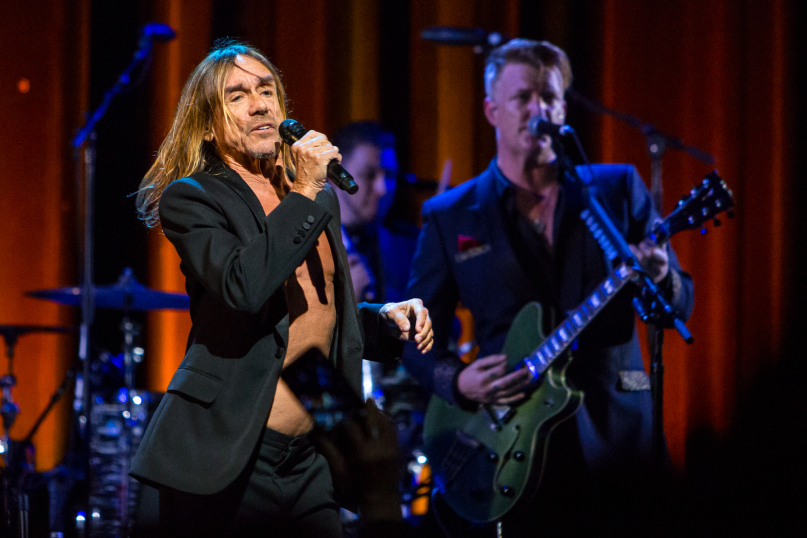 Iggy Pop performing at SXSW. Photo courtesy of Consequence of Sound.