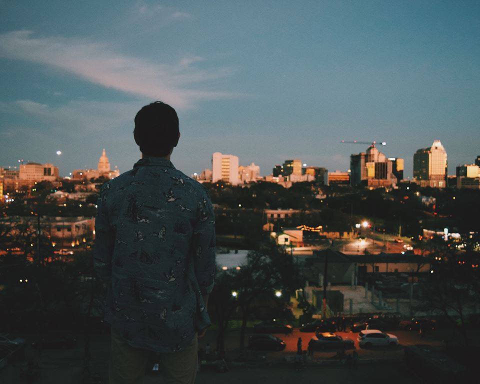 A sunset view from the Hope Outdoor Gallery with Ellis Hyman. Malayna Ellis