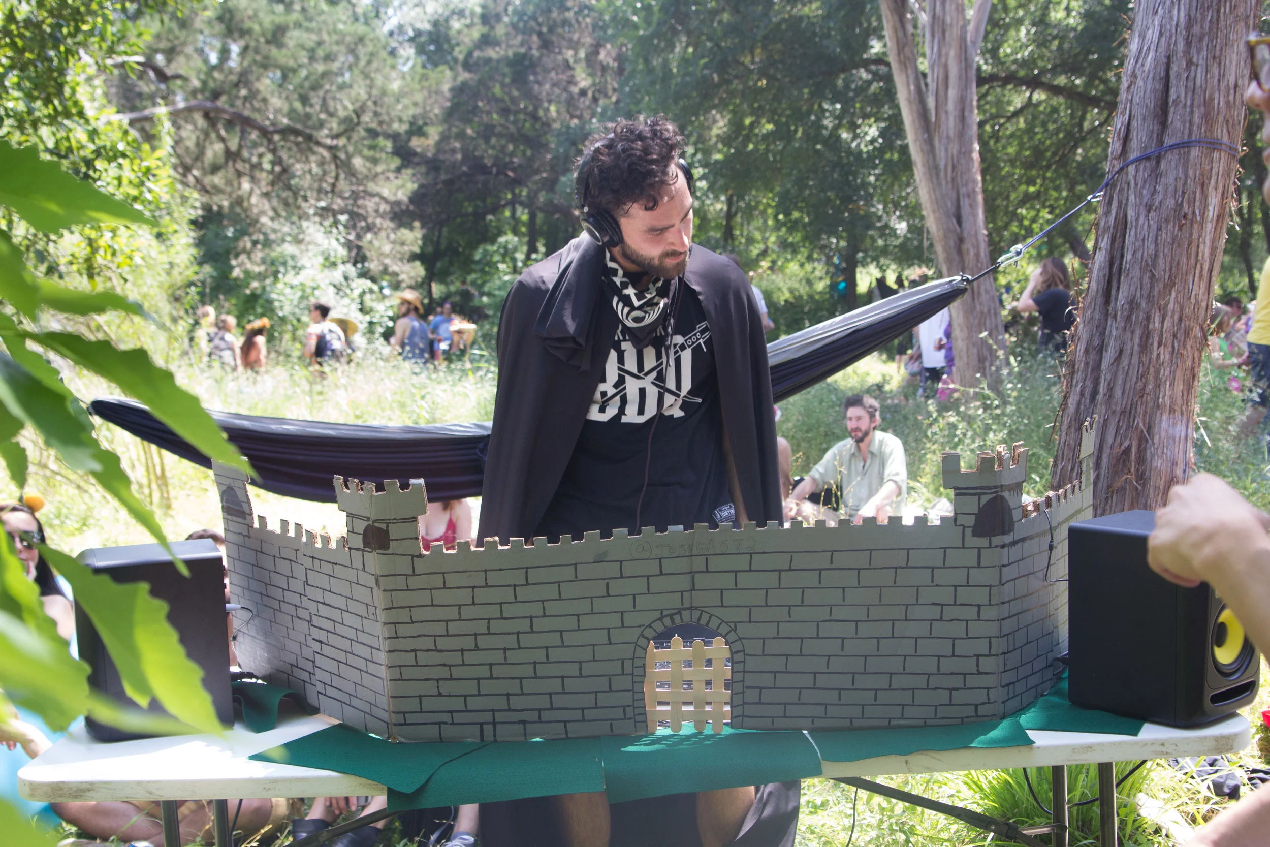 Where else but Eeyore’s can you find a castle DJ spinning in the woods?