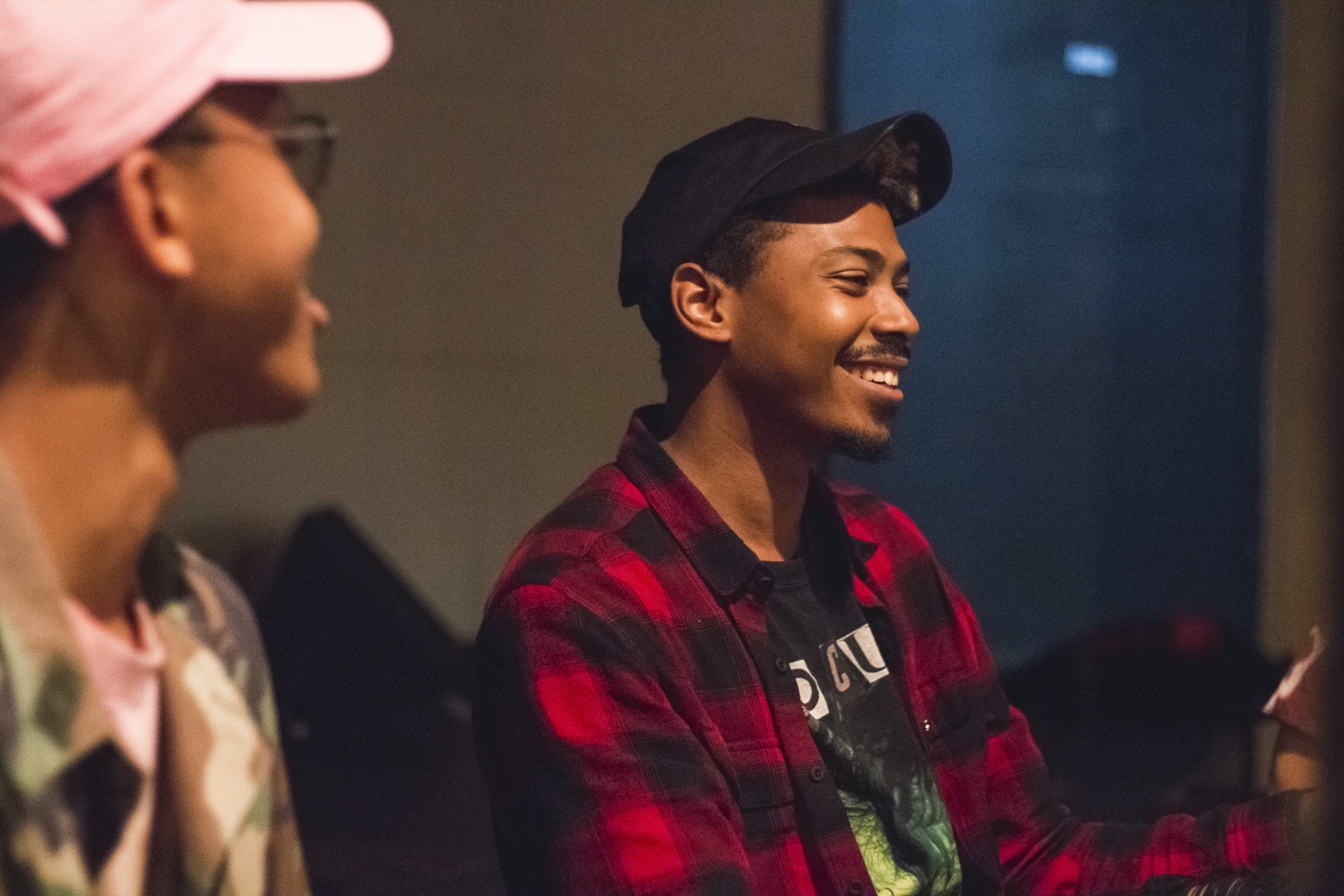 During the interview with Blue, The Misfit.