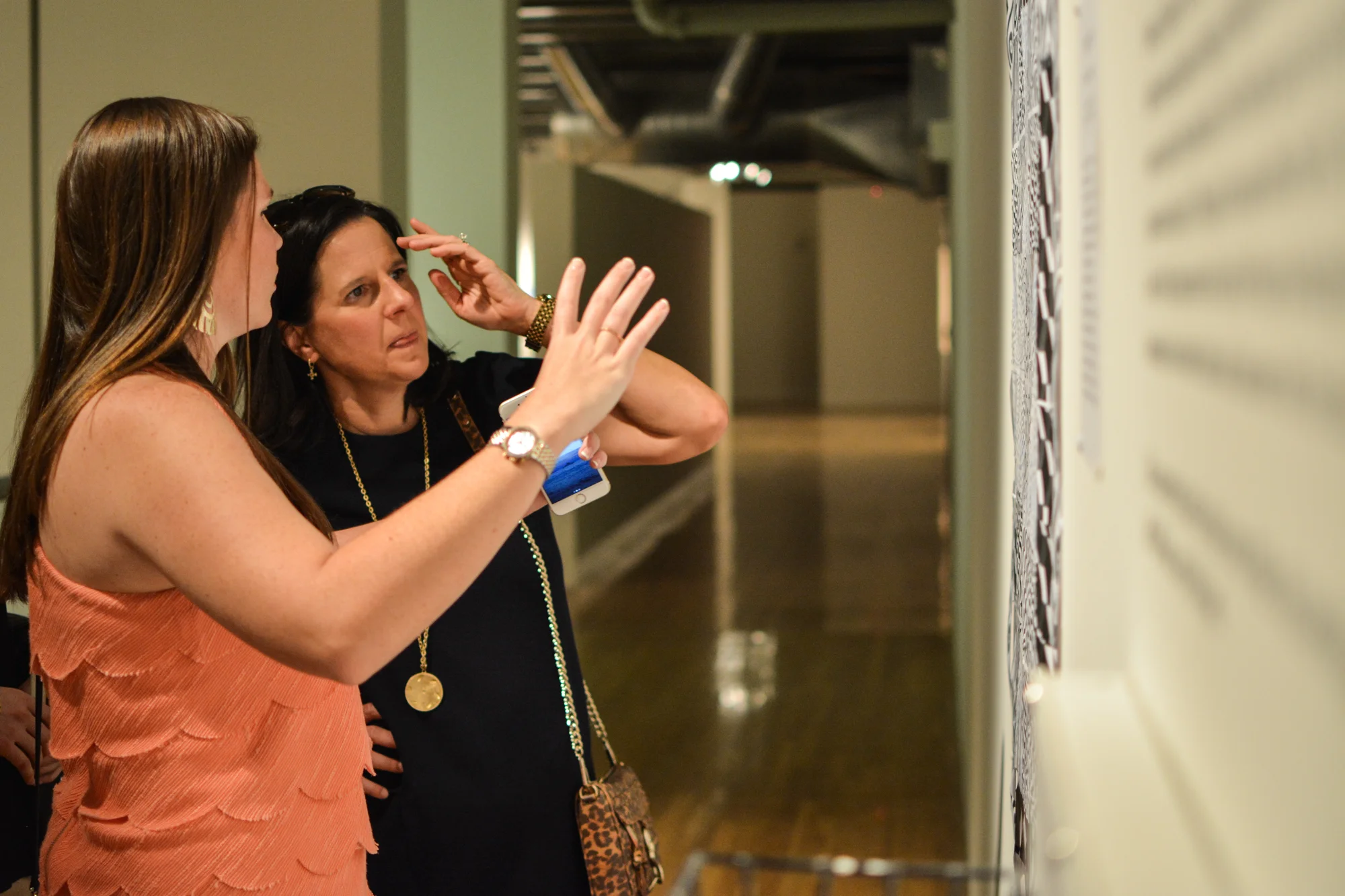 Onlookers had the opportunity to see the various pieces that were made in Italy.
