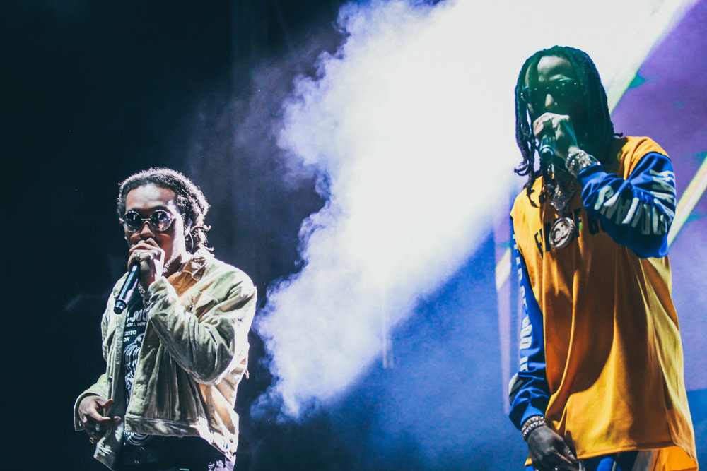   The Migos' set was surrounded with the buzz about their new single “MotorSport."  
