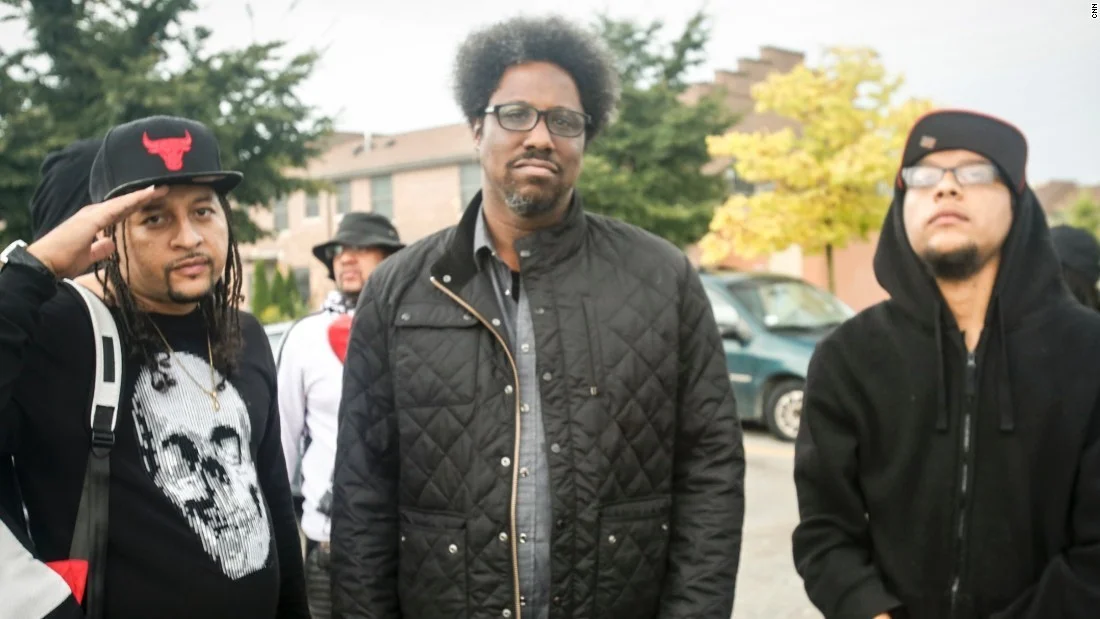 W. Kamau Bell shooting “United Shades of America” season one. Photo courtesy of CNN.com.