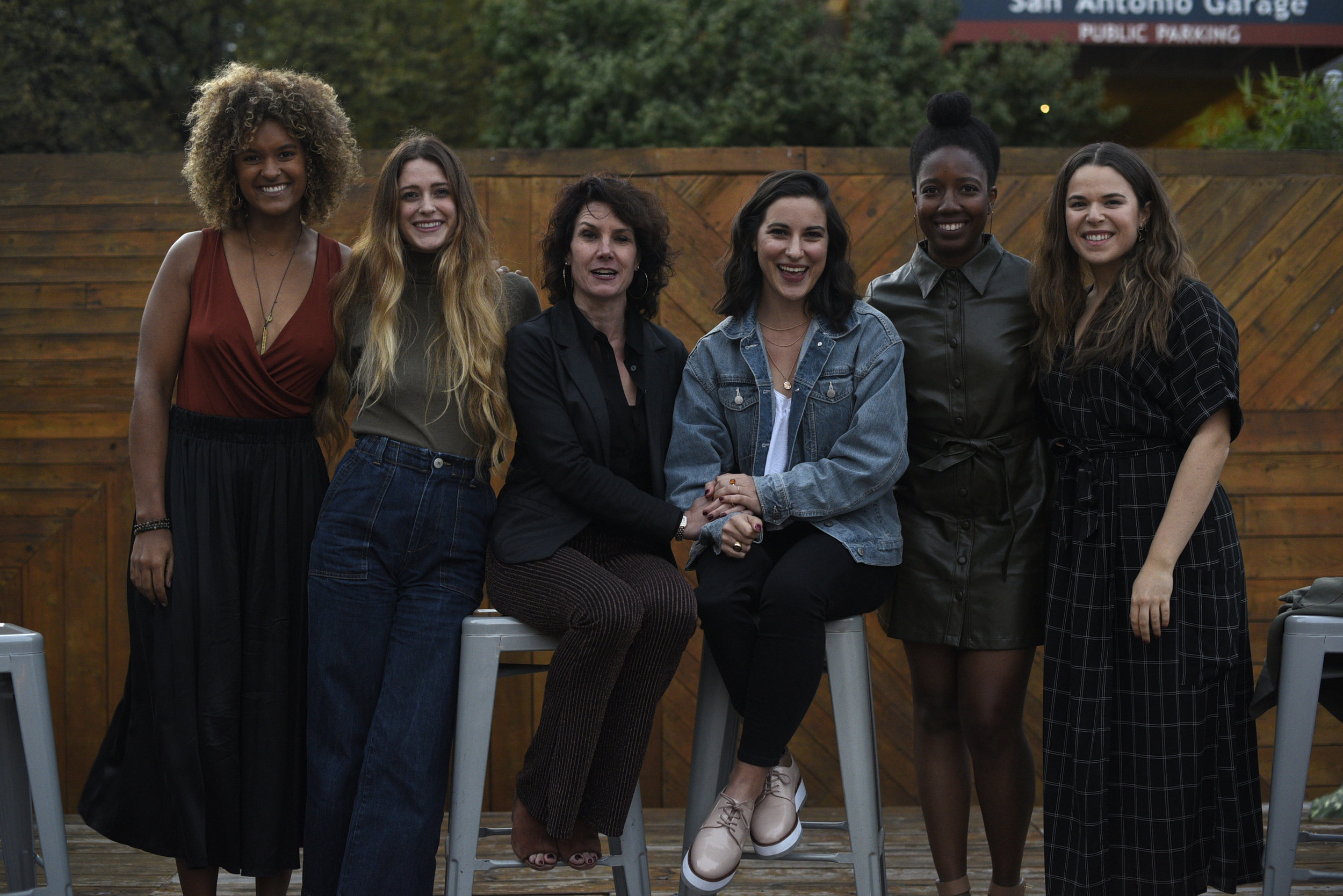 The group of panelists was all smiles after an hour-long conversation about their individual ideas of beauty, self-care and self-love.