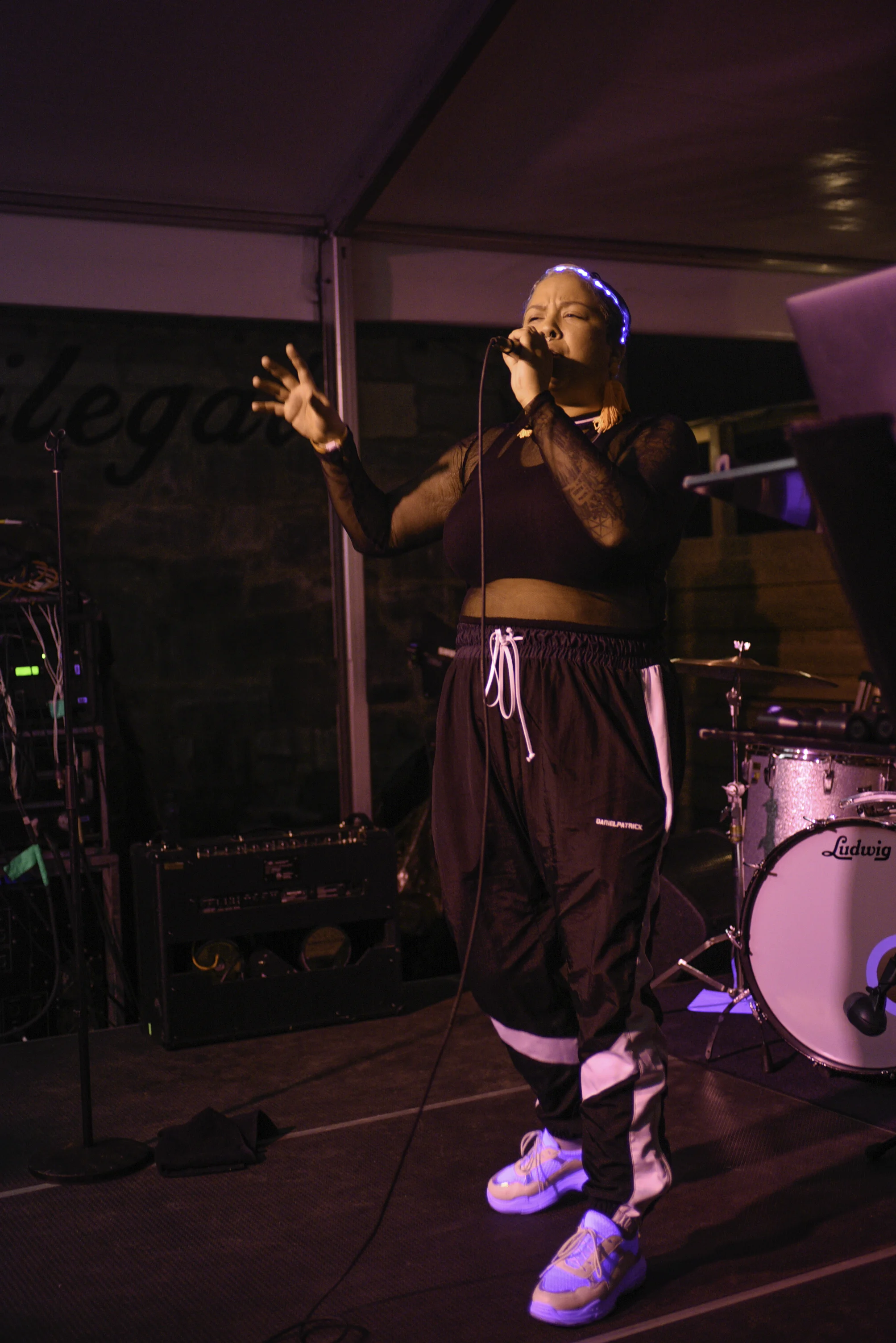 Drama is an R&B best friend duo formed in Chicago with Austin native Via Rosa on vocals and Na’el Shehade producing the music. Drama played the Showtime showcase at Clive bar on Rainey St.