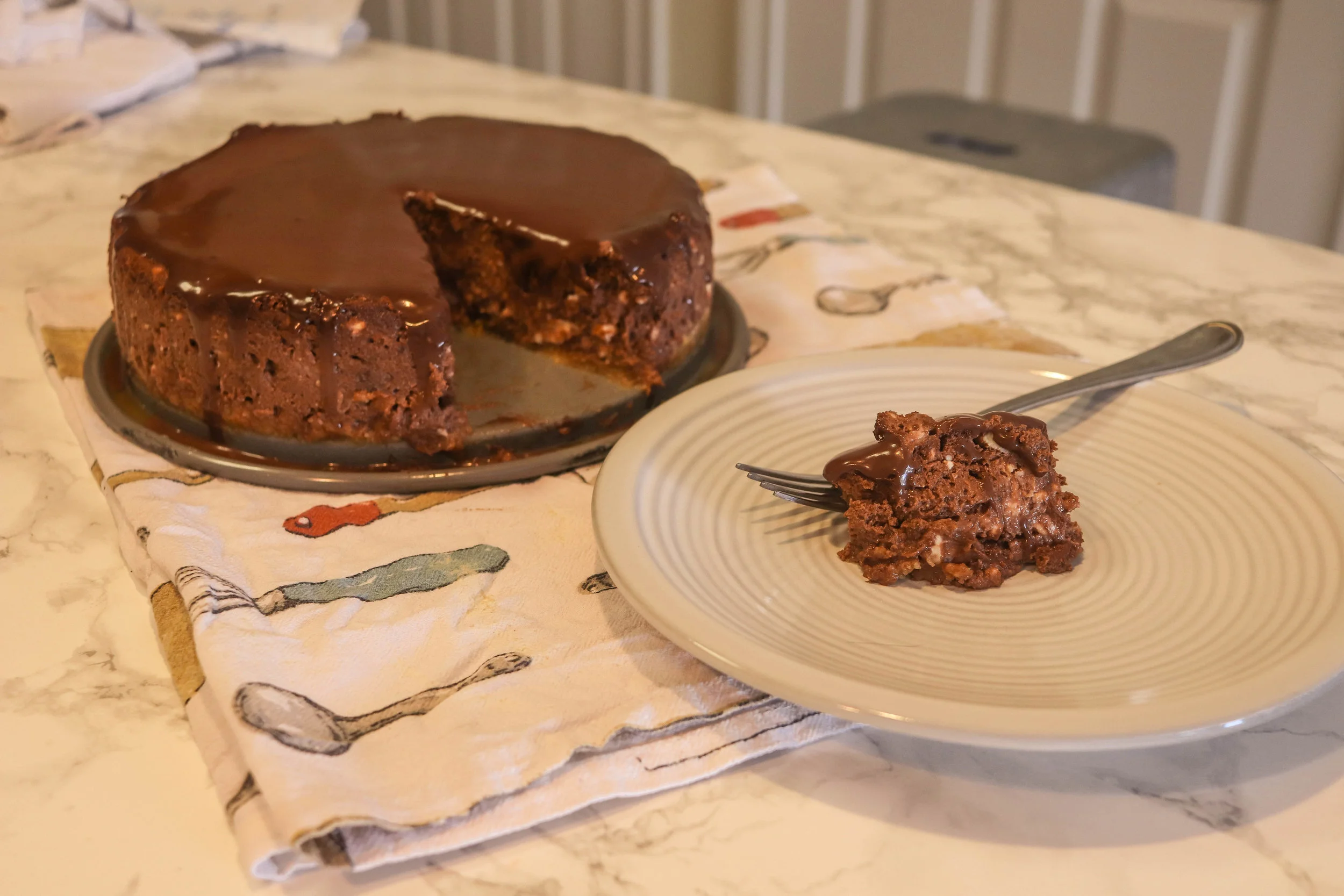 Cut a slice and enjoy.