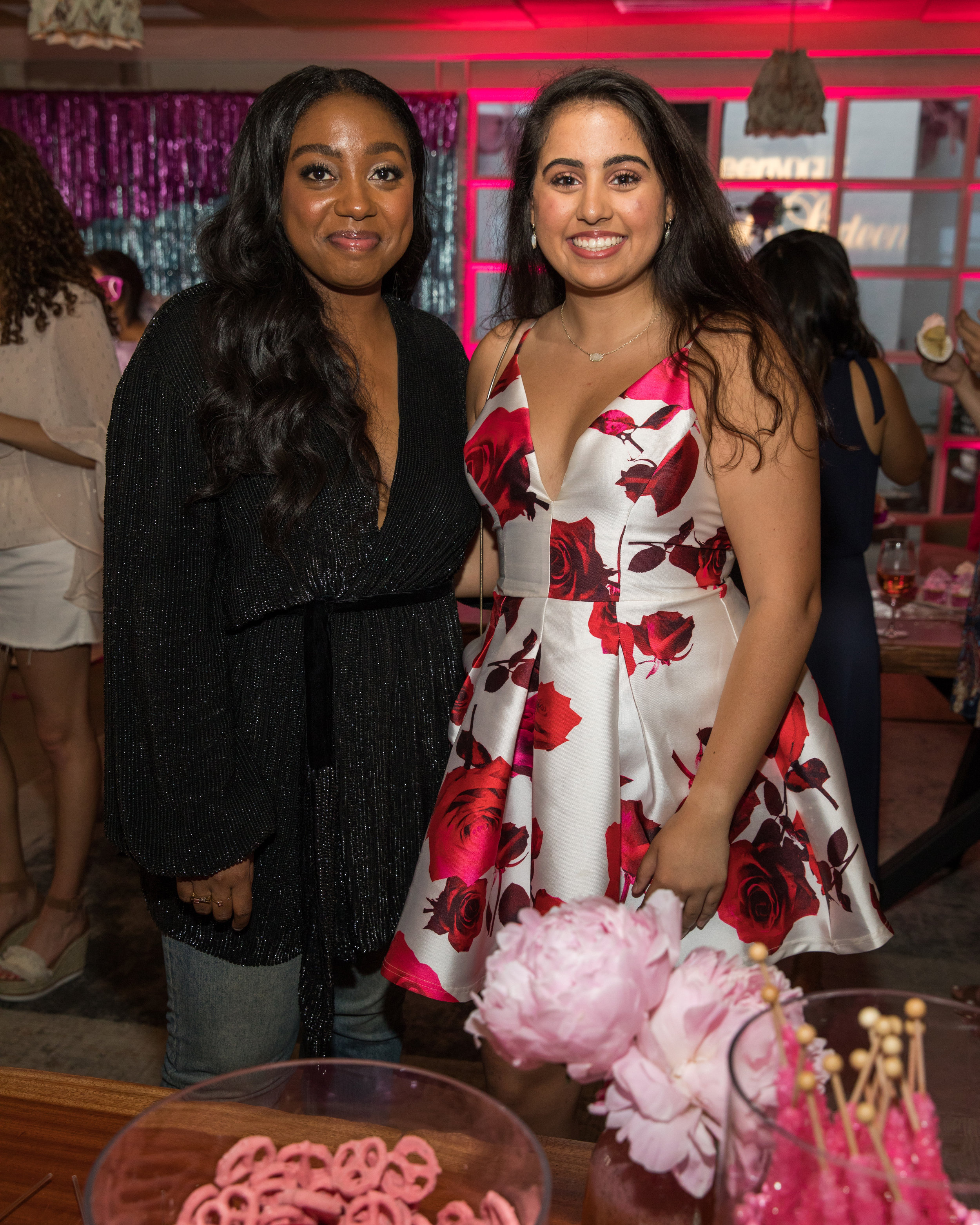 Teen Vogue Editor-in-Chief Lindsay Peoples Wagner with 2017 Teen Vogue "21 Under 21" honoree Saanya Bhargava