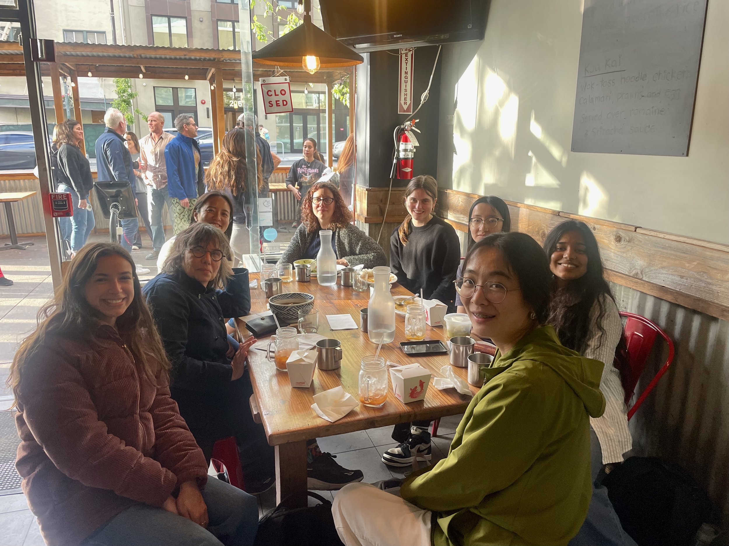 End-of-year lab dinner! (May 2025)