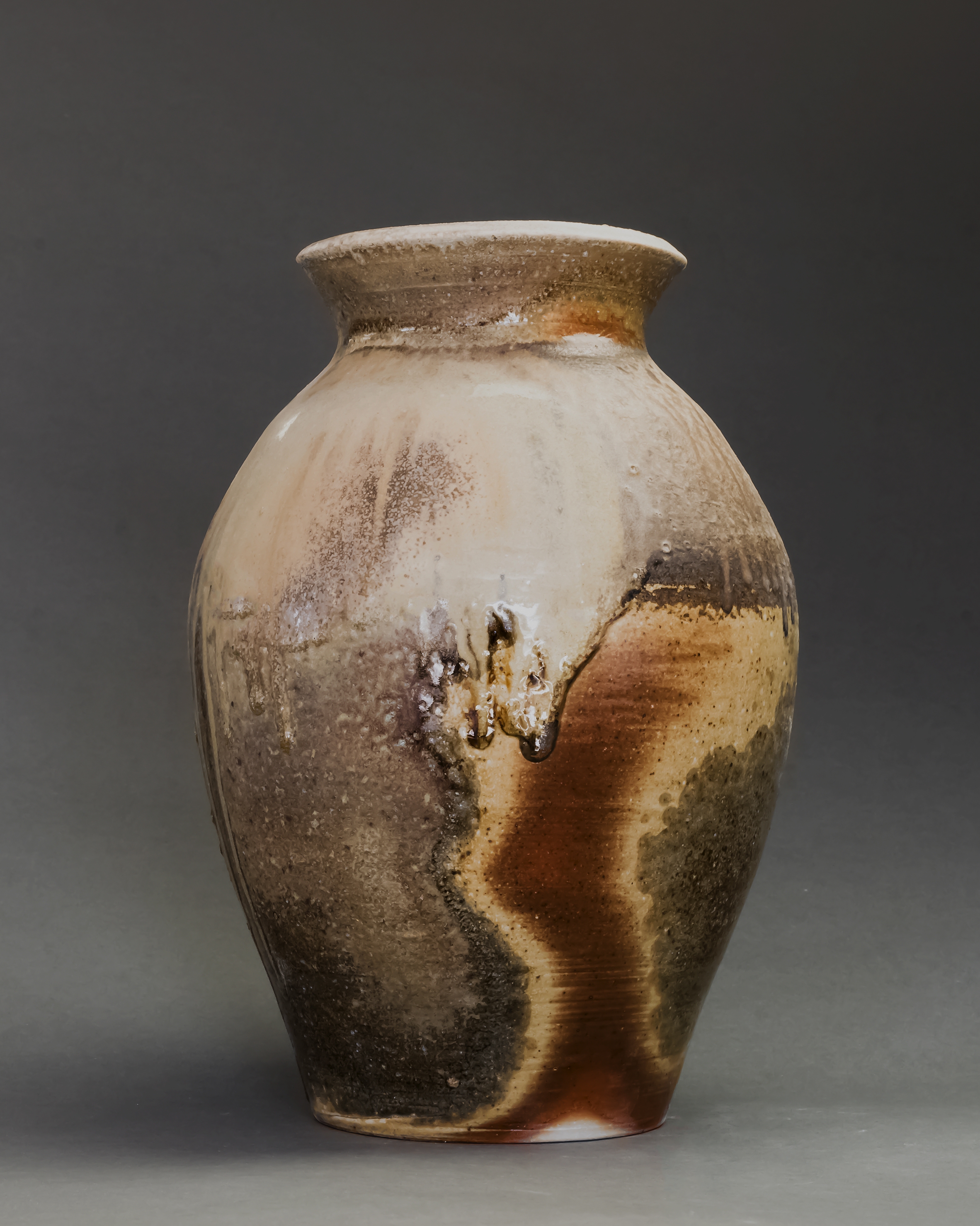 Wood fired vase by Charlie W. Photography by Erin Berry