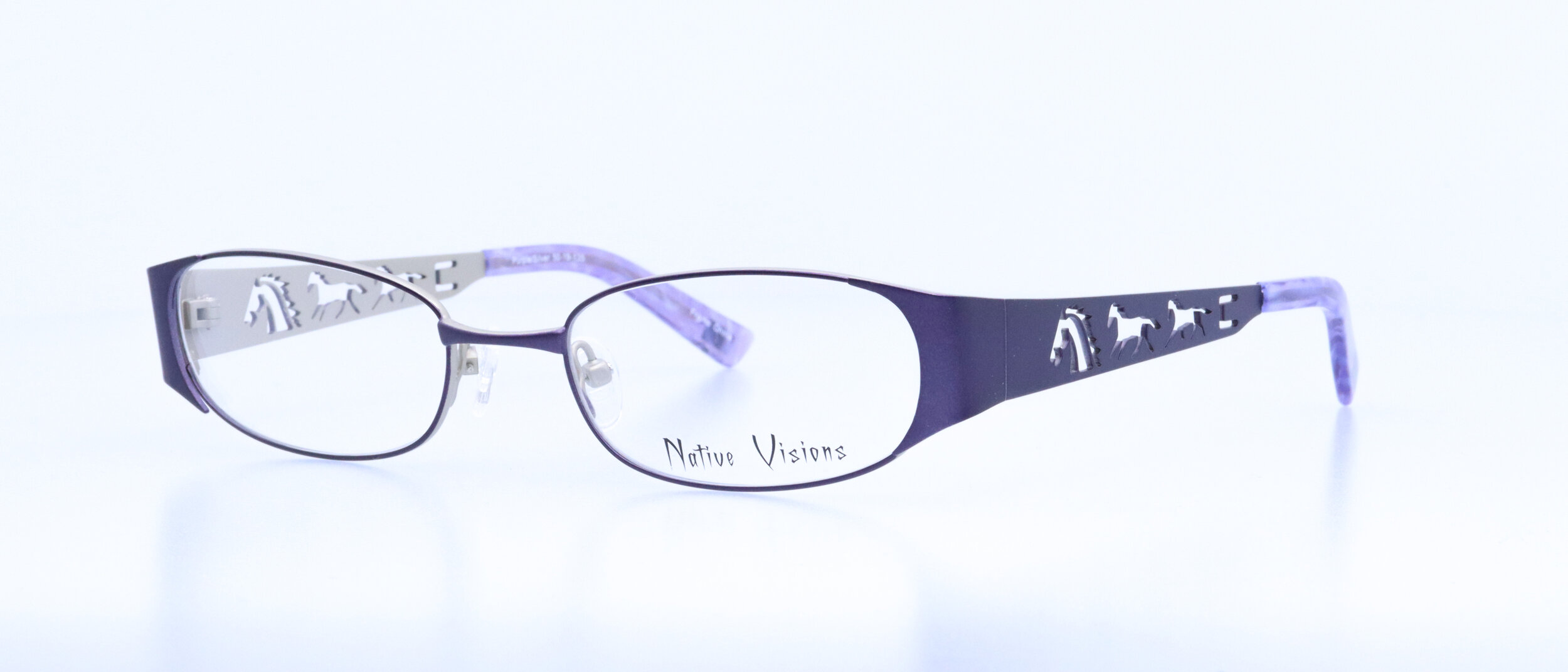  American Horse by Virgil "Smoker" Marchand: 50-19-135 in Purple/Silver 