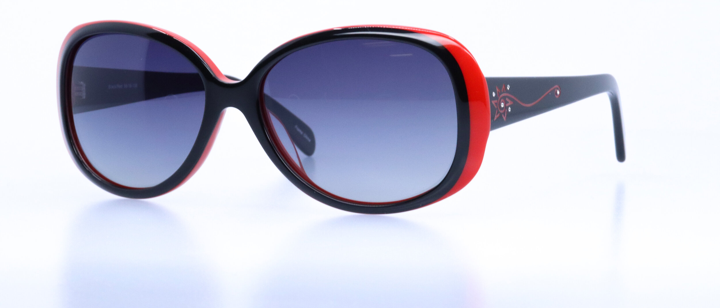  El Sol: 58-16-138, Available in Black/Purple or Black/Red (Polarized Sun) 