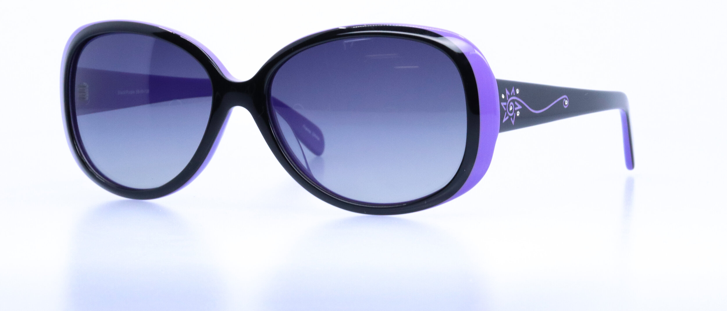  El Sol: 58-16-138, Available in Black/Purple or Black/Red (Polarized Sun) 