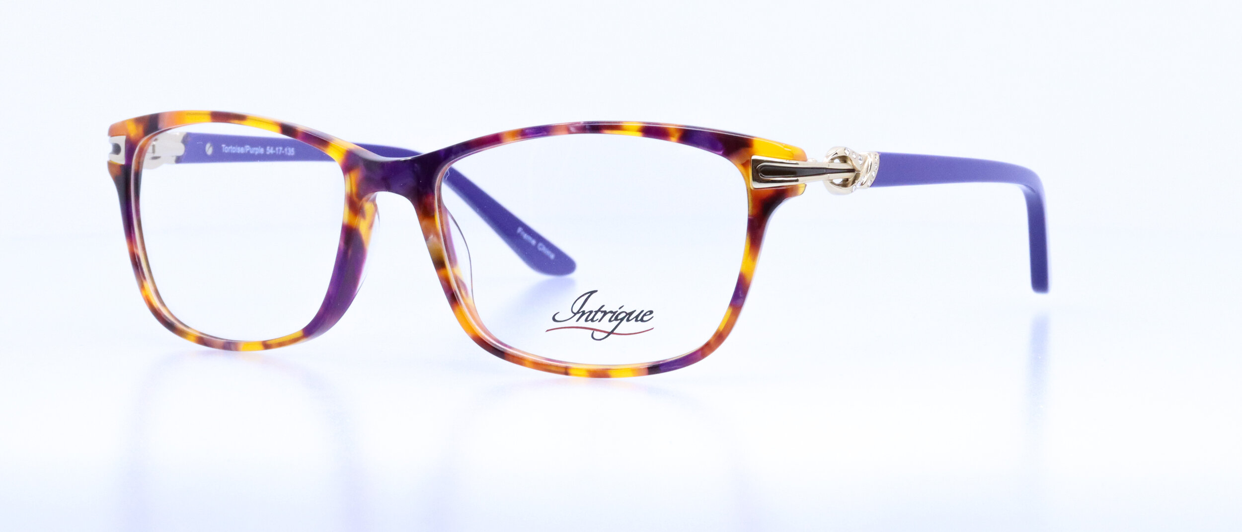  INT201: 54-16-135, Available in Burgundy/Black or Tortoise/Purple 