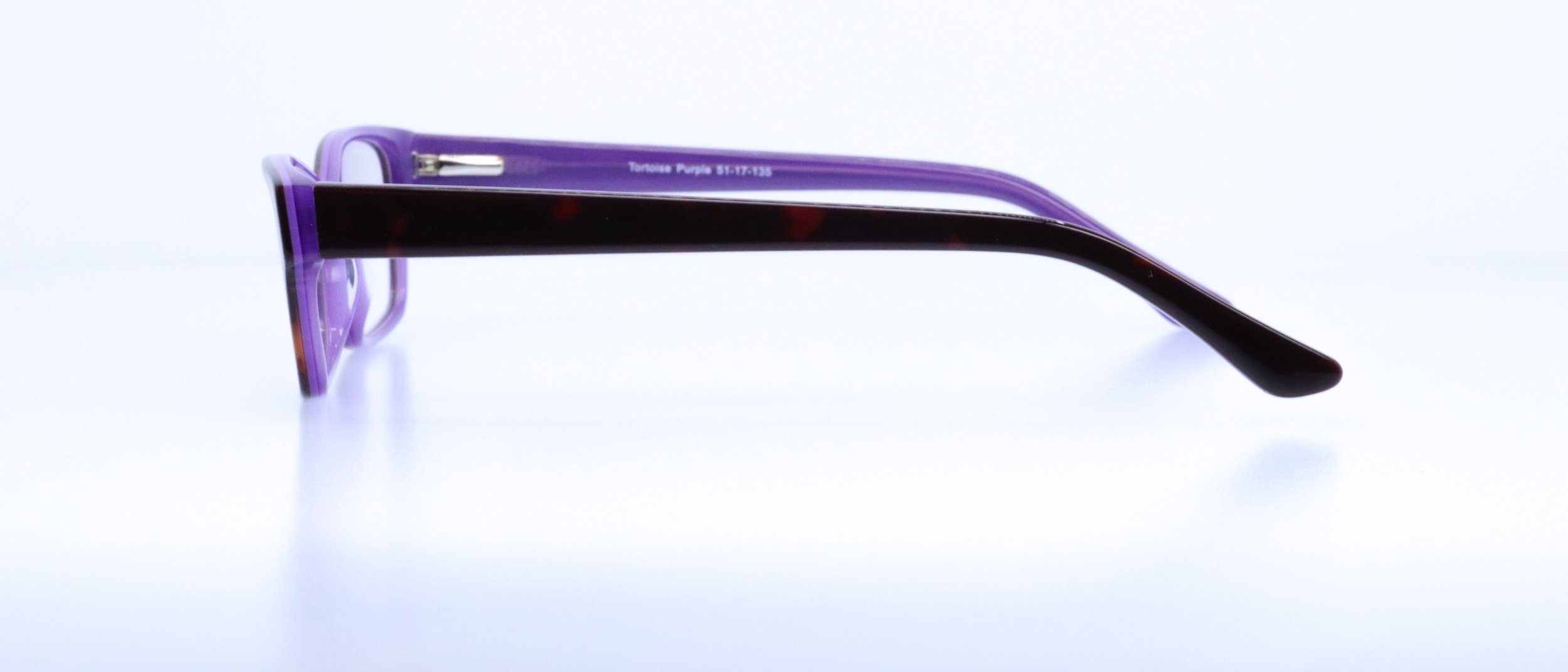  Flirty: 51-17-135, Available in Chestnut, Sapphire, or Tortoise/Purple 