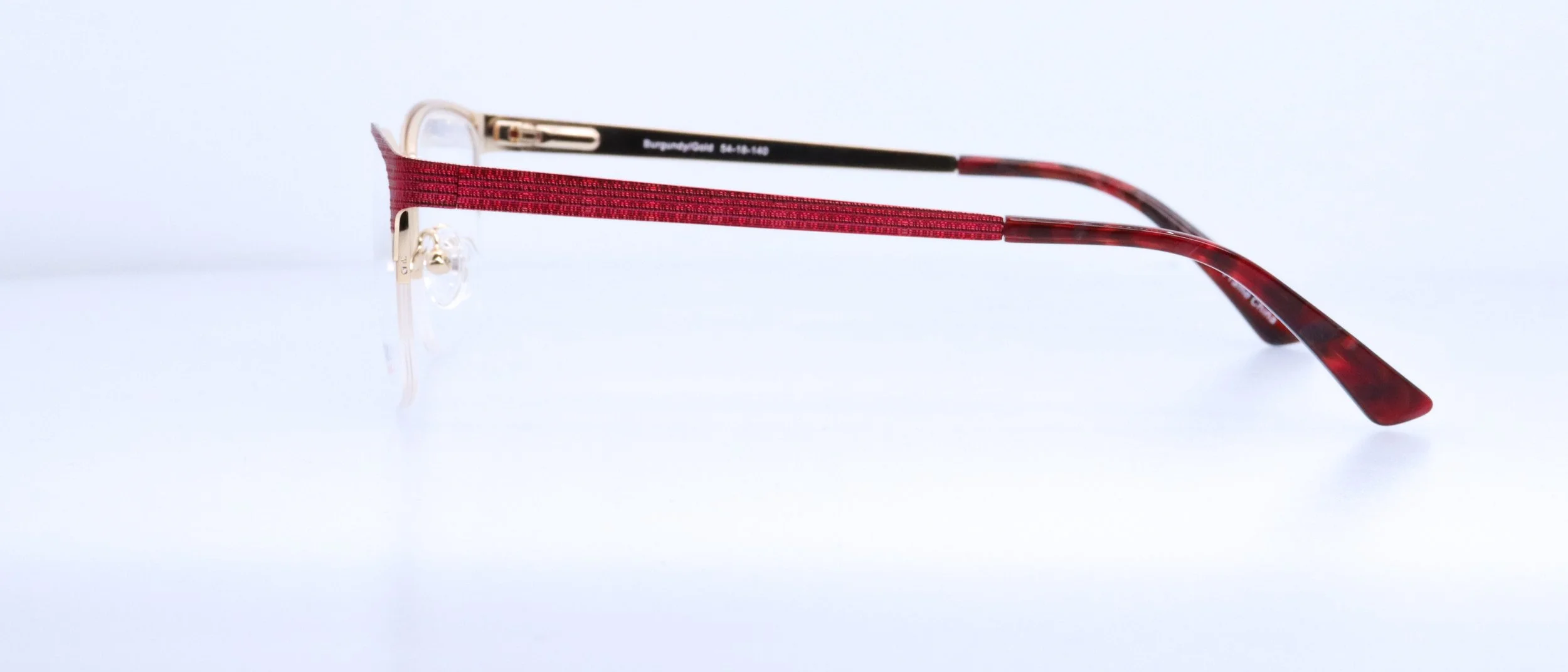  INT250: 54-18-140, Available in Black/Gunmetal, Brown/Gold, or Burgundy/Gold 