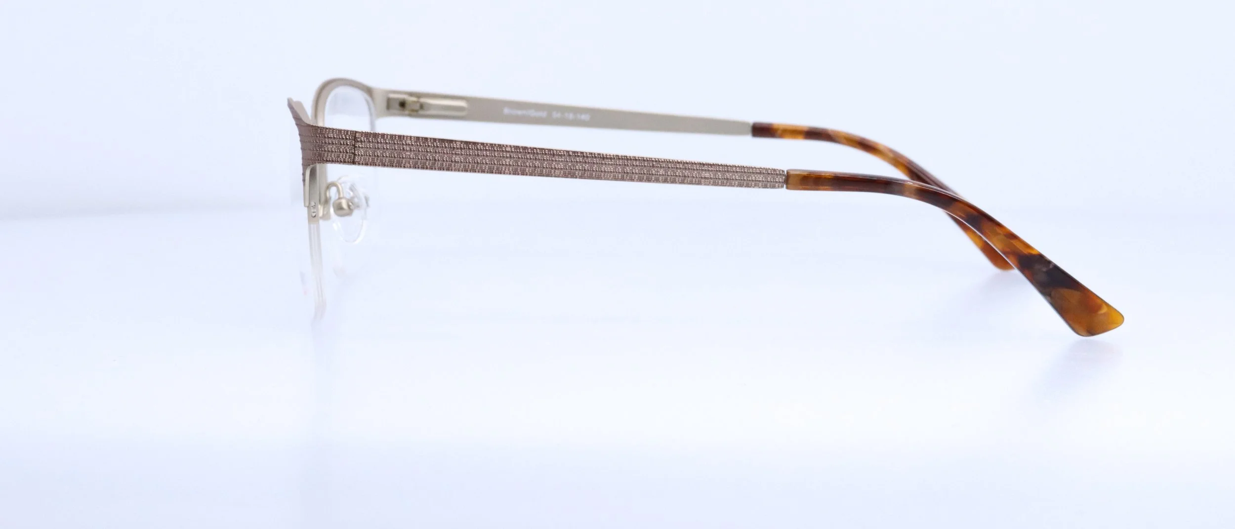  INT250: 54-18-140, Available in Black/Gunmetal, Brown/Gold, or Burgundy/Gold 