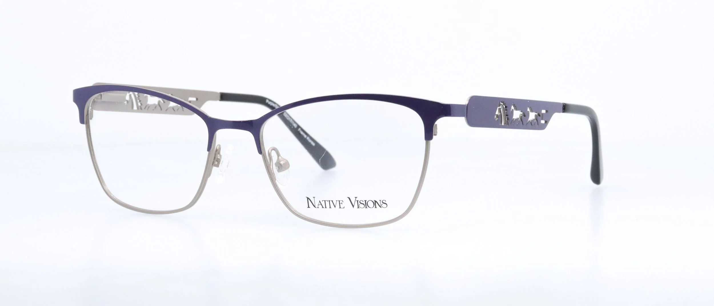  American Horse 2 by Virgil "Smoker" Marchand: 52-17-140, in Black/Red, Black/Turquoise, or Purple/Silver 