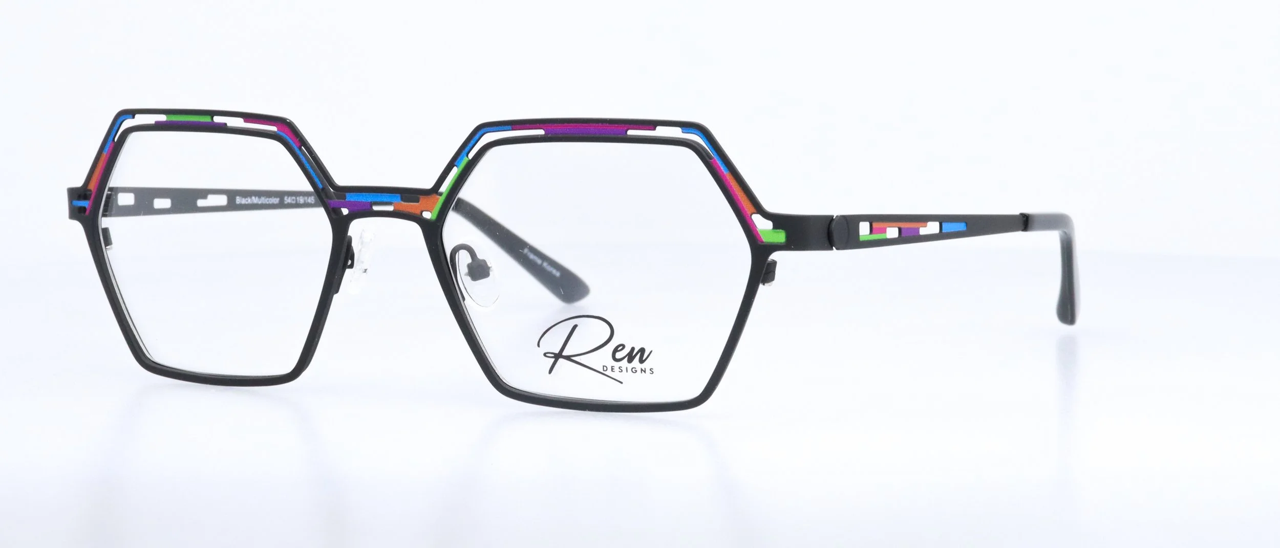  RN675: 54-19-145, Available in Black/Multicolor  
