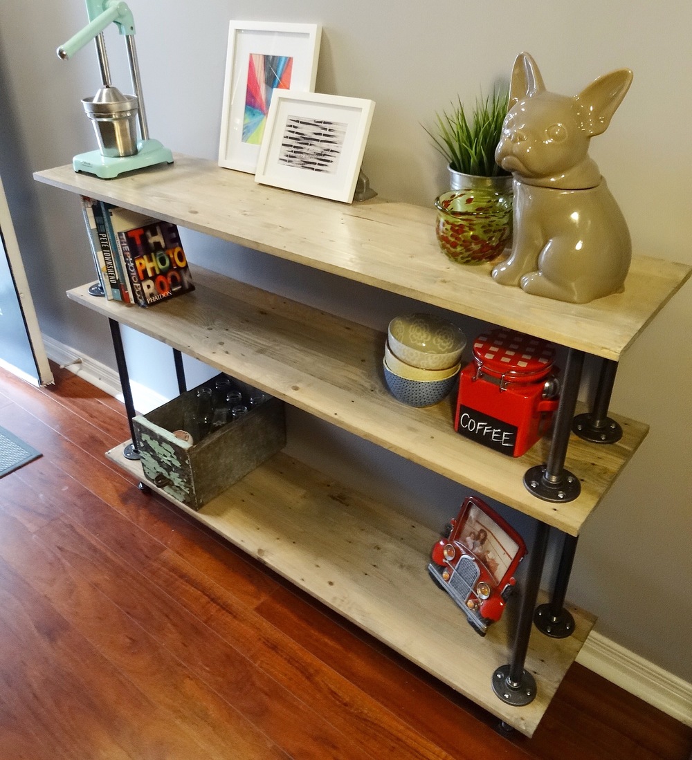 Industrial Style Shelving Unit, Industrial Style Shelving Unit