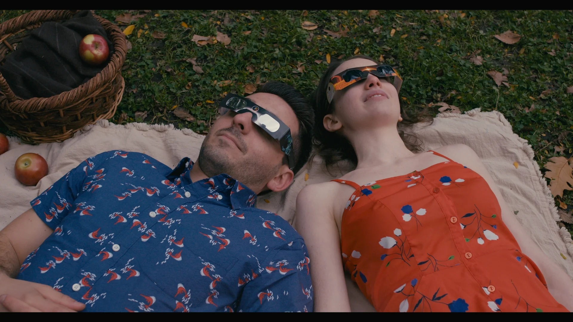 Me with co-star Jake Smith, watching this summer's eclipse!