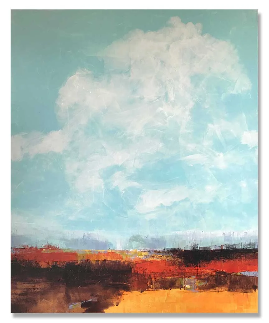 LOVE ON THE HORIZON 60 x 72 x 1.5 Oil on Canvas