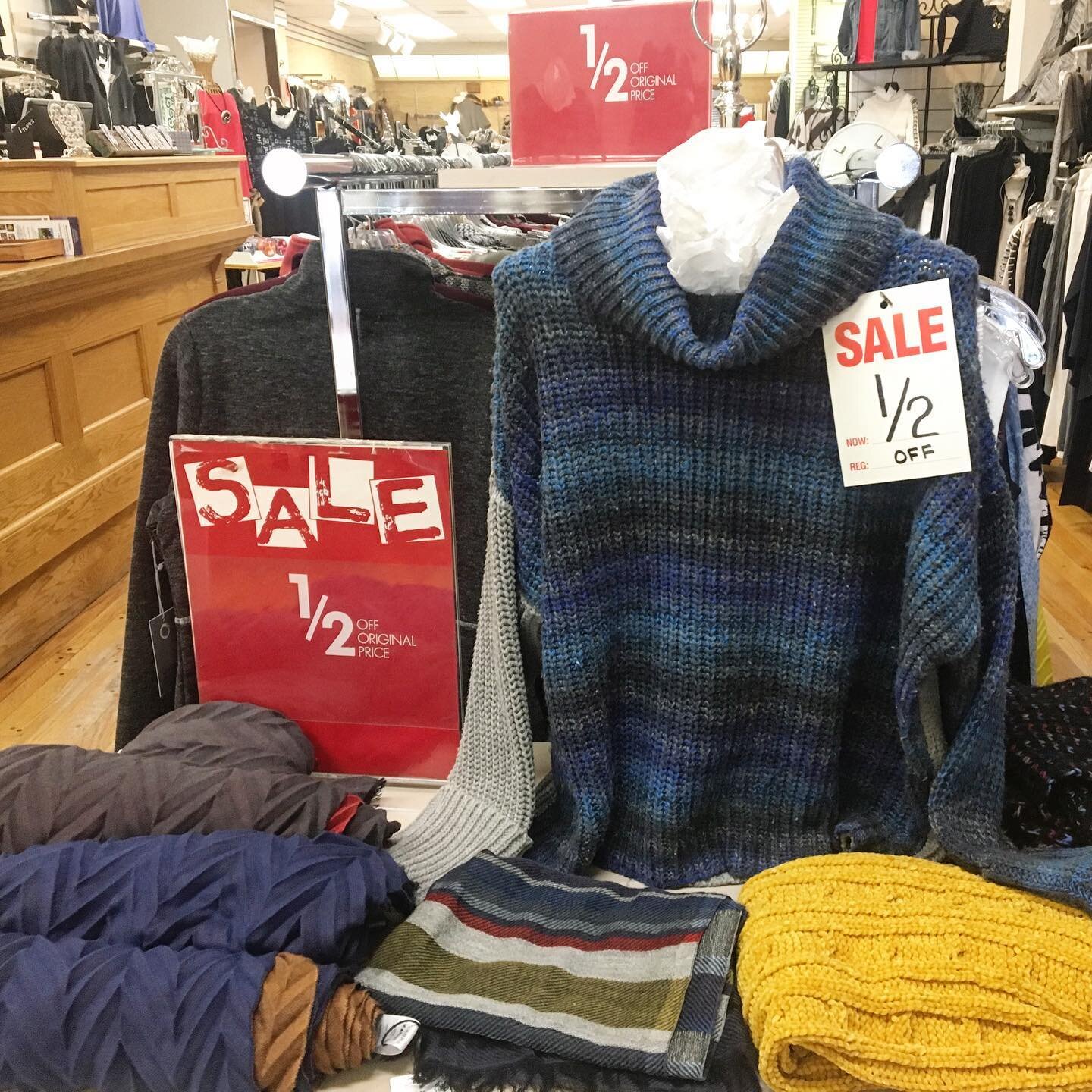 Our Winter Survivor Sale starts today! Fall/Winter merchandise now 1/2 off!! Still tons of cozy sweaters in stock ❤️ @decorahchamber #wintersale #retailtherapy