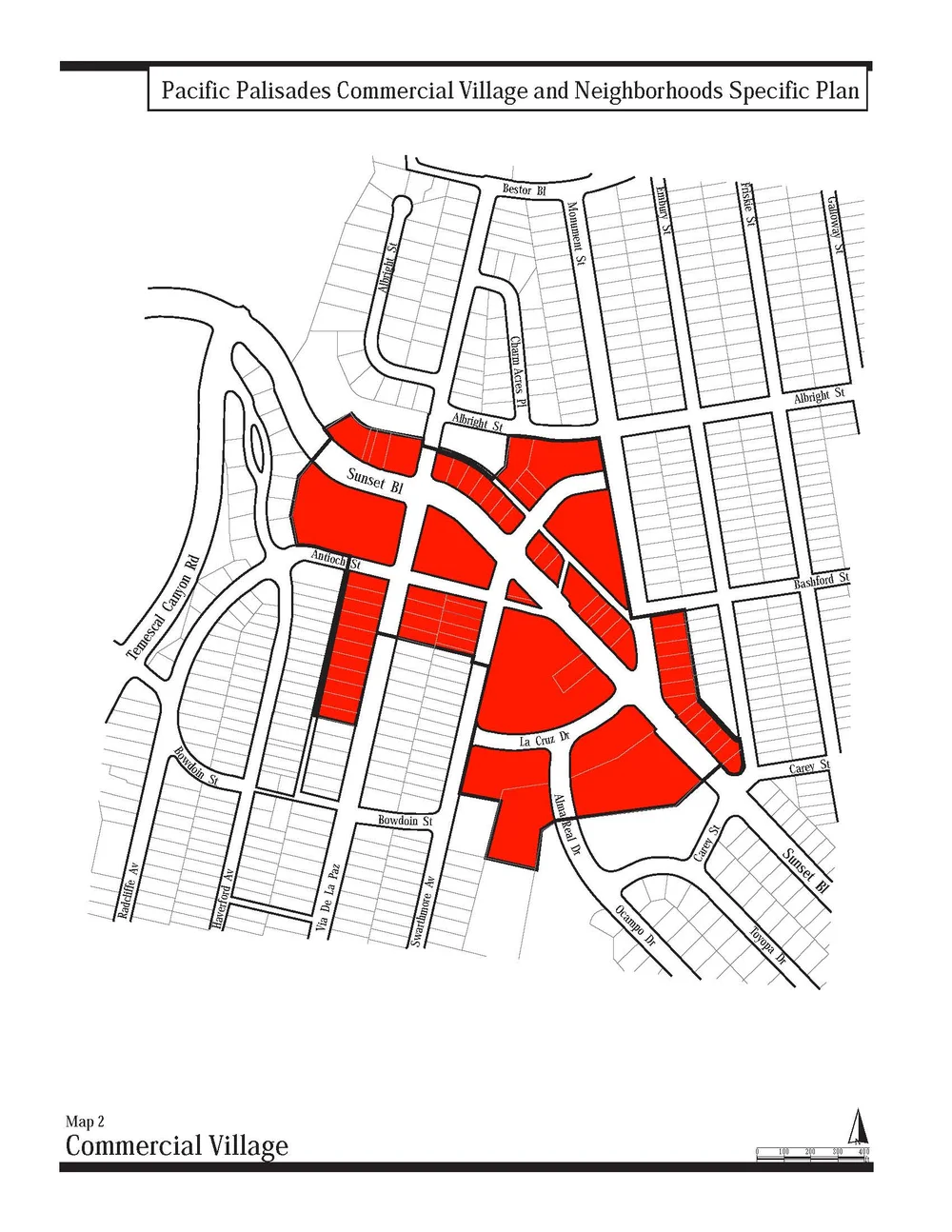 Pacific Palisades Village Map Maps — Pacific Palisades Design Review Board