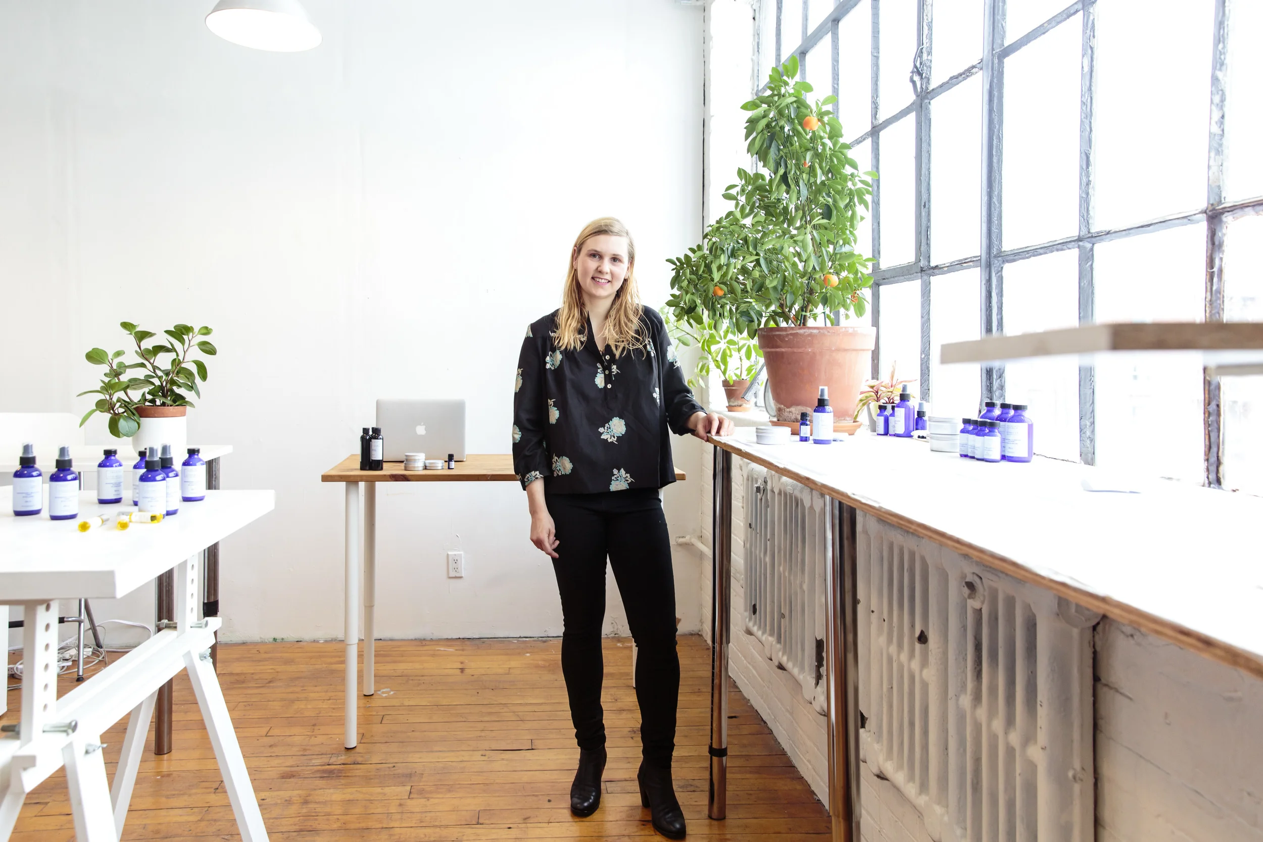 Portrait of Julie Clark, founder of Province Apothecary by Jenna Marie Wakani