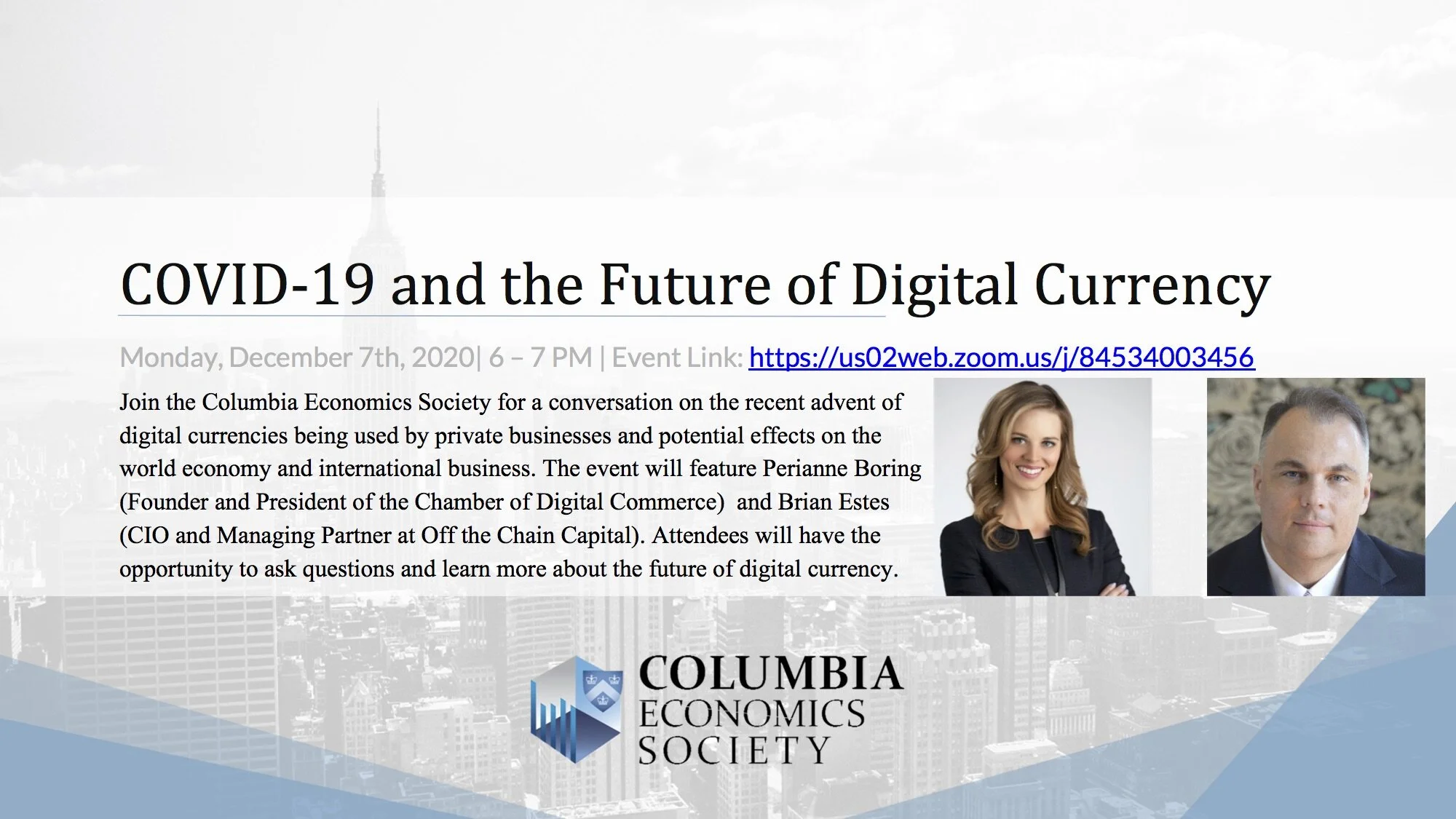 COVID-19 and the Future of Digital Currency