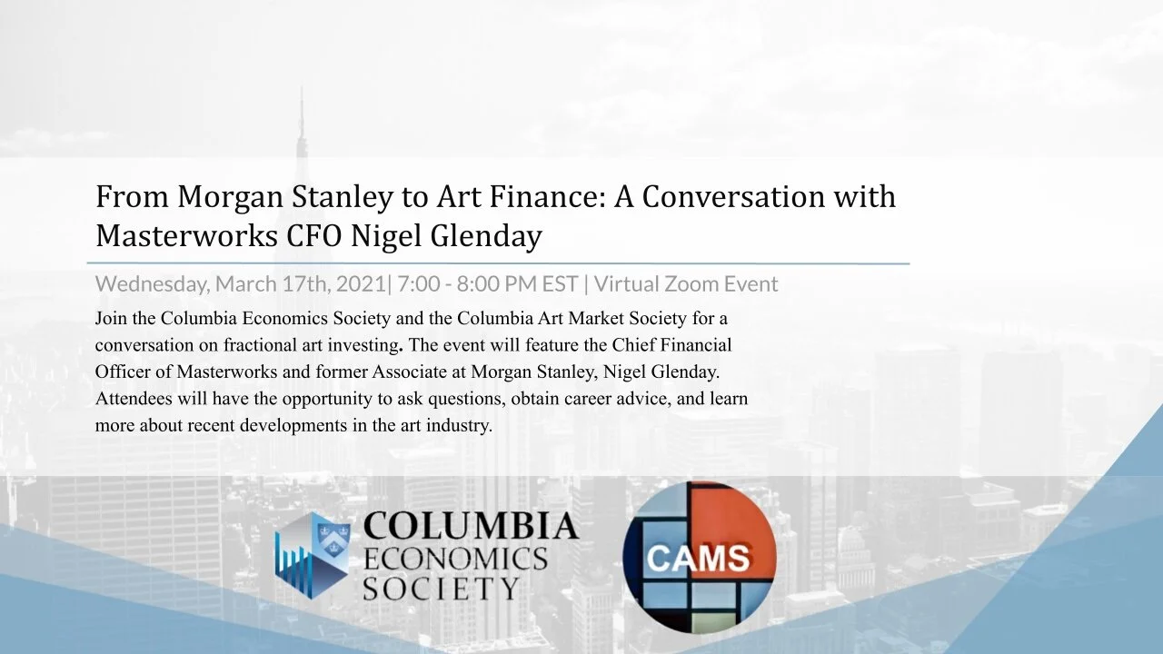 A Conversation with Masterworks CFO: Nigel Glenday