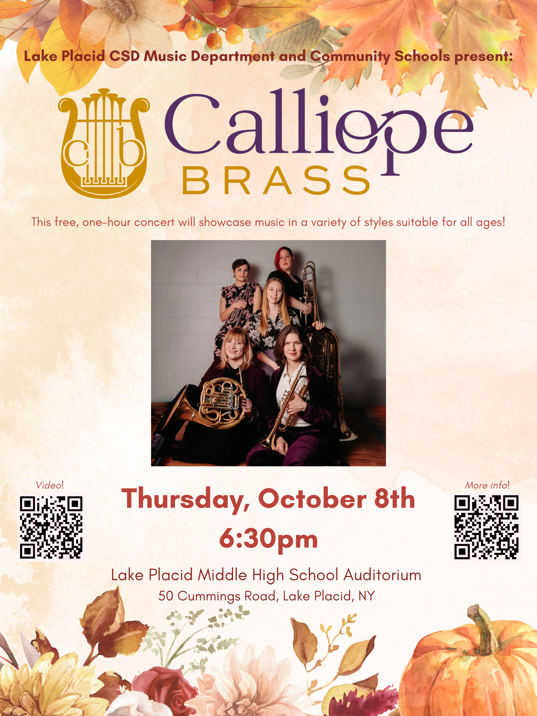 Free Public Concert in Lake Placid
