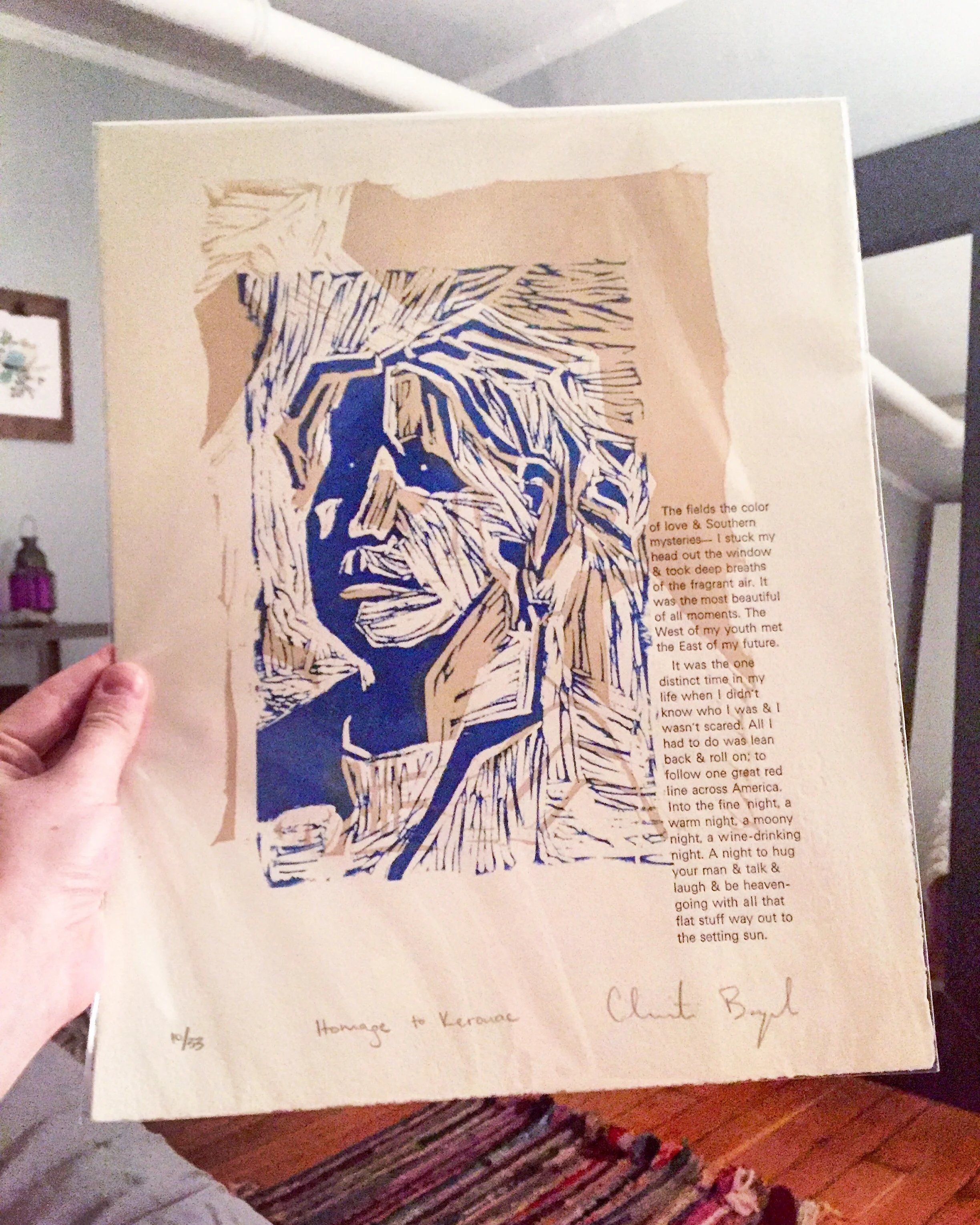 Homage to Kerouac by Christine Baczek